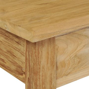 furnicato Beistelltisch Konsolentisch Massivholz Teak 90x30x80 cm