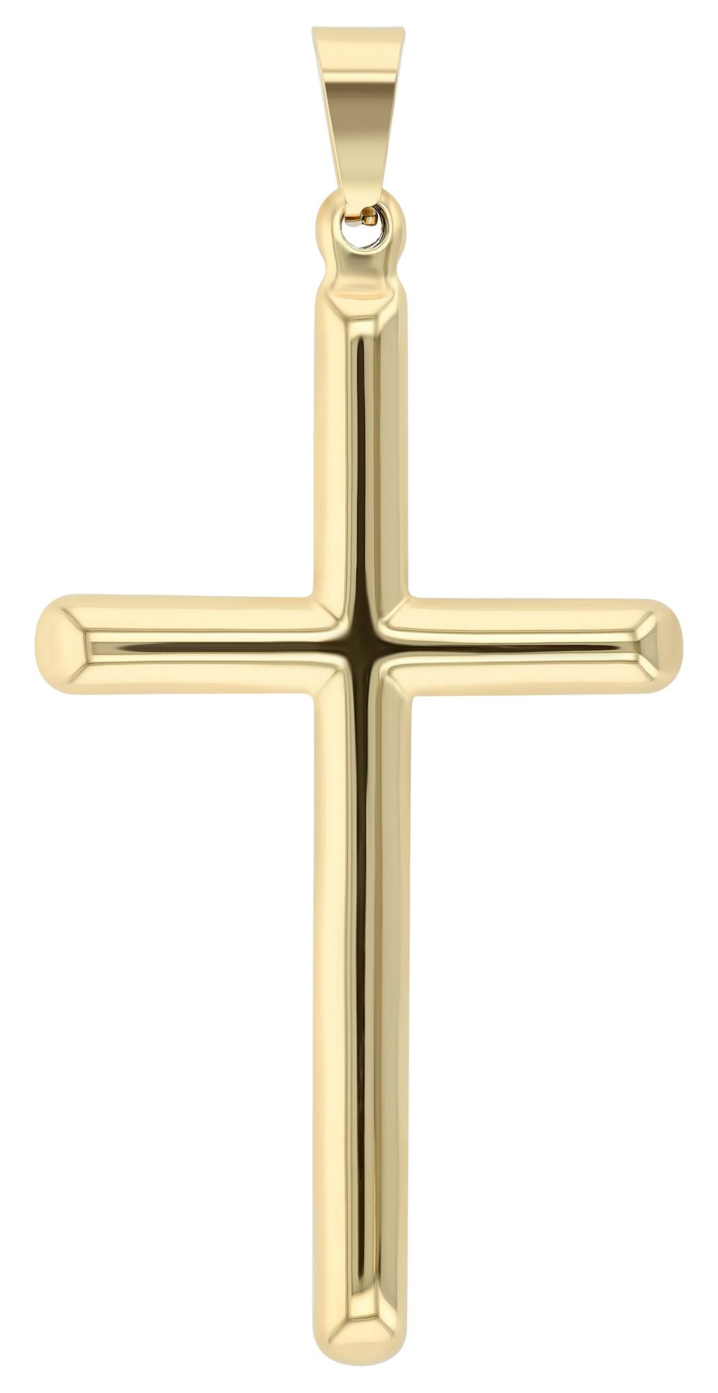 Adelia´s Kettenanhänger Anhänger – Kreuz Kreuzanhänger aus Edelstahl, Zum Verschenken – ideal zum Geburtstag