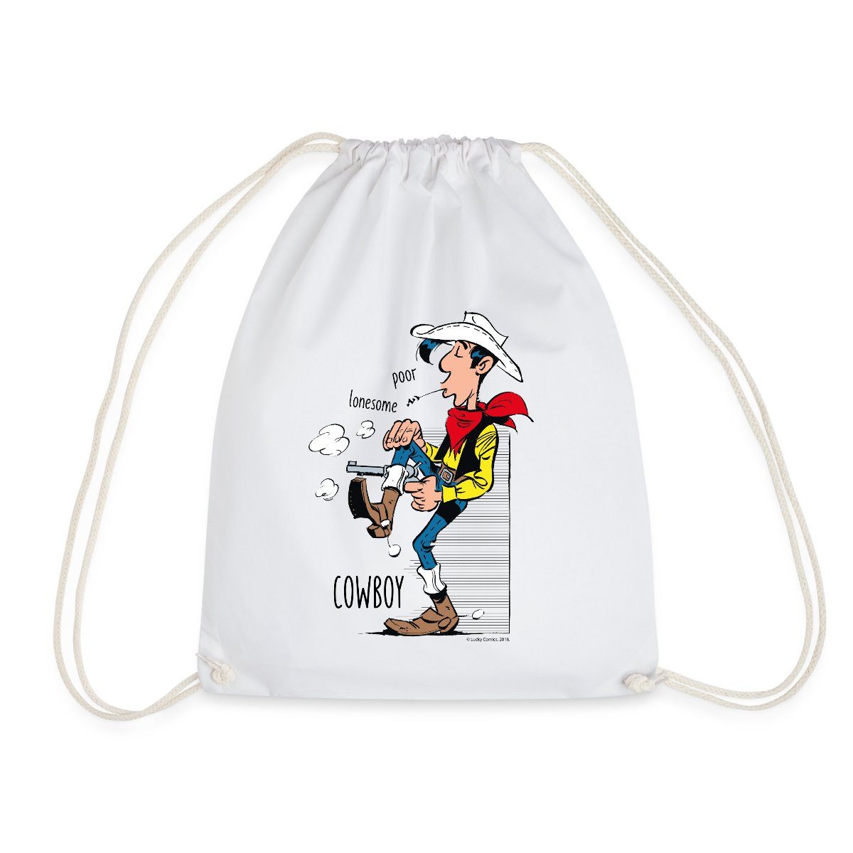 Turnbeutel Lucky Luke Poor Lonesome Cowboy Turnbeutel