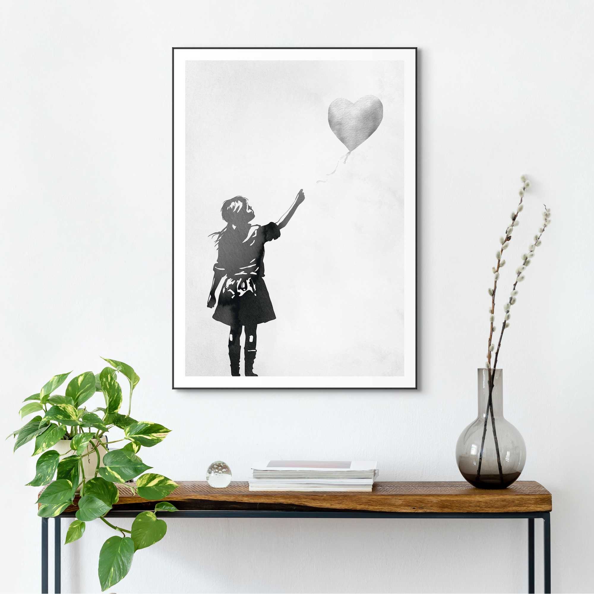 Reinders! Bild mit Rahmen Balloon Girl