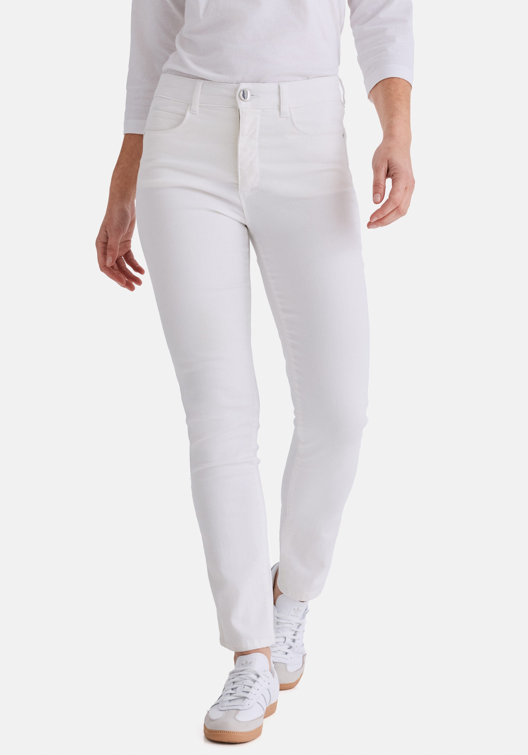 STOOKER WOMEN 5-Pocket-Jeans Milano Denim Magic Shape Fit Jeans Casual Clean Wash Denim Jeans Magic Shape Effekt für Damen