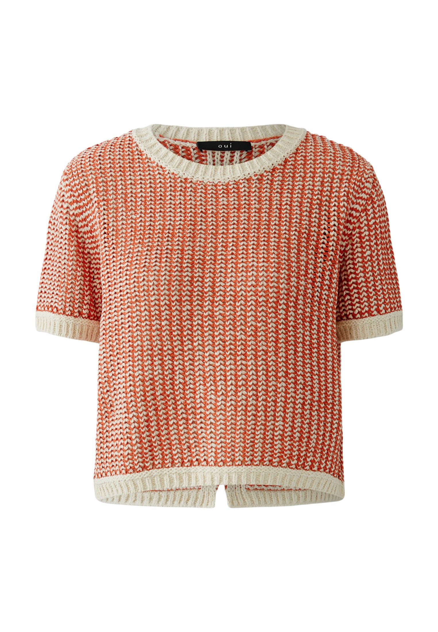 Oui Rundhalspullover