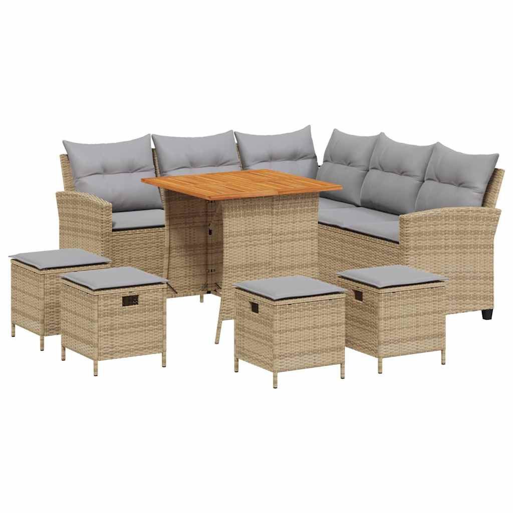 vidaXL Gartenlounge-Set 6-tlg. Garten-Sofagarnitur mit Kissen günstig online kaufen