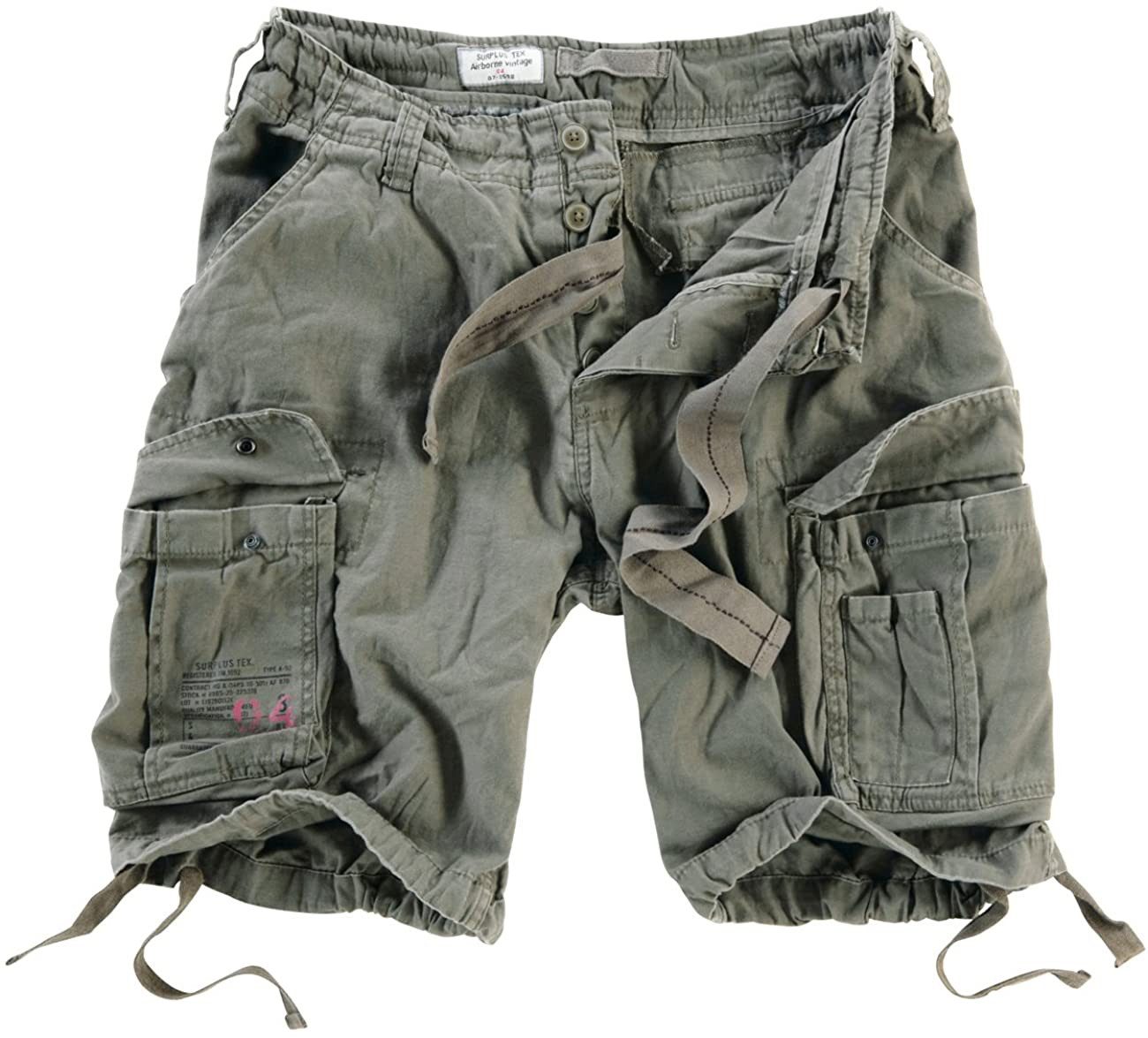 Trooper Cargoshorts Airborne Bermuda Baumwolle Sommer Shorts Kurze Hose Army knielang