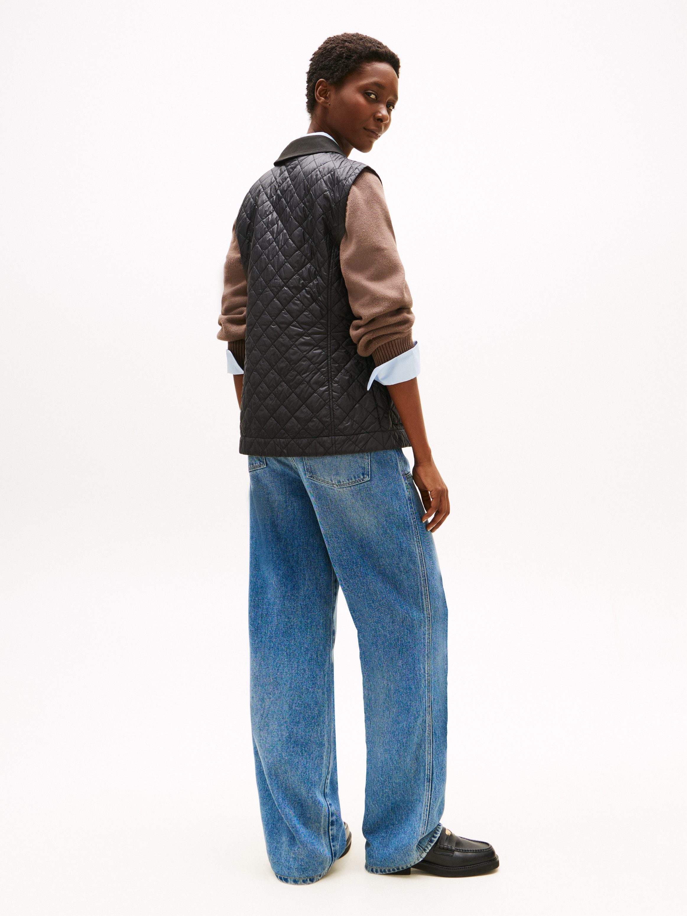 Tommy Hilfiger Steppweste PADDED NYLON SLIM QUILTED VEST – Bild 4 von 4