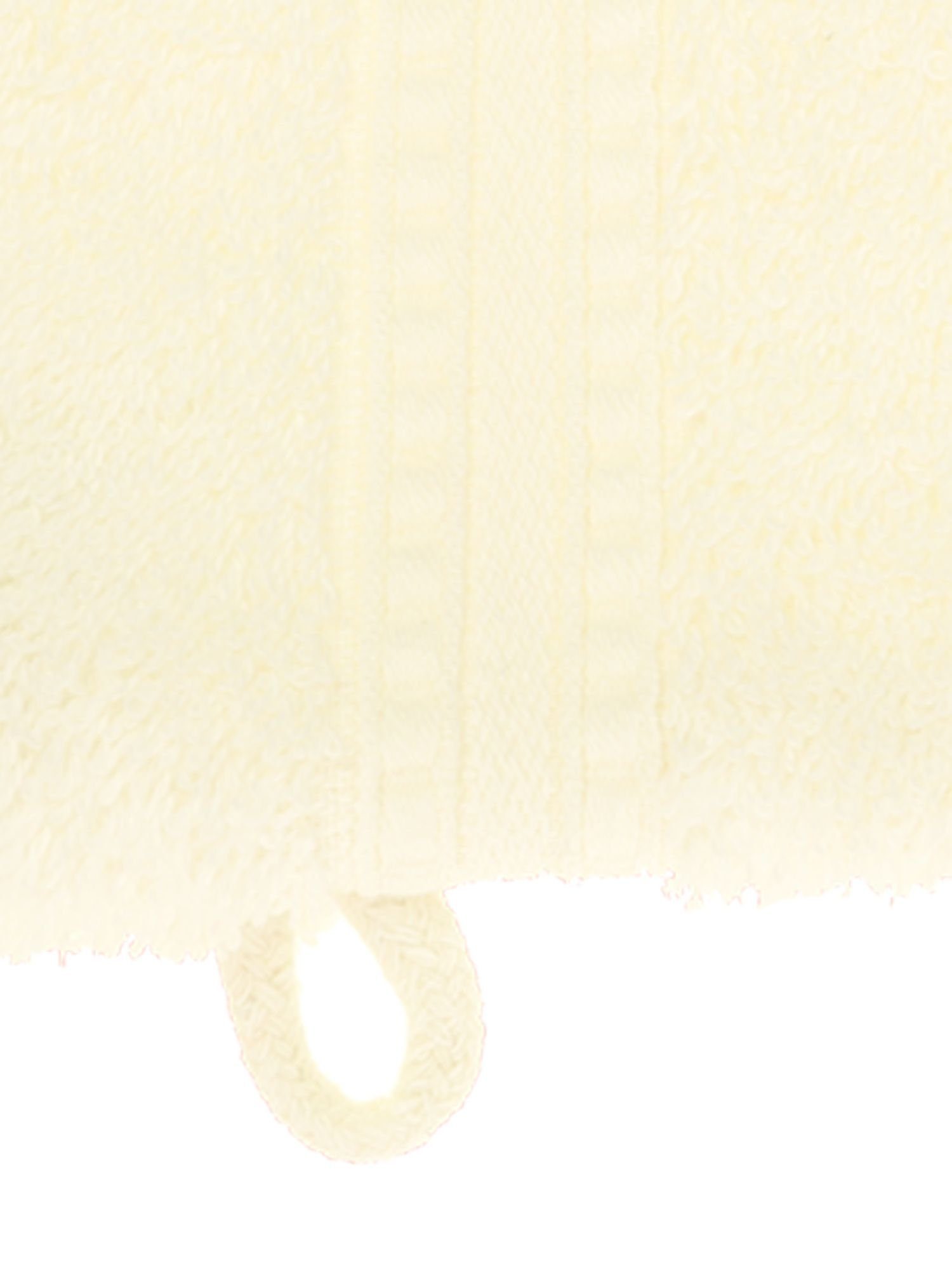Bio-Baumwolle x (1-St) 21 Julie Handtuch Julsen 15 1-Handtuch-Naturweiß-Waschhandschuh cm,