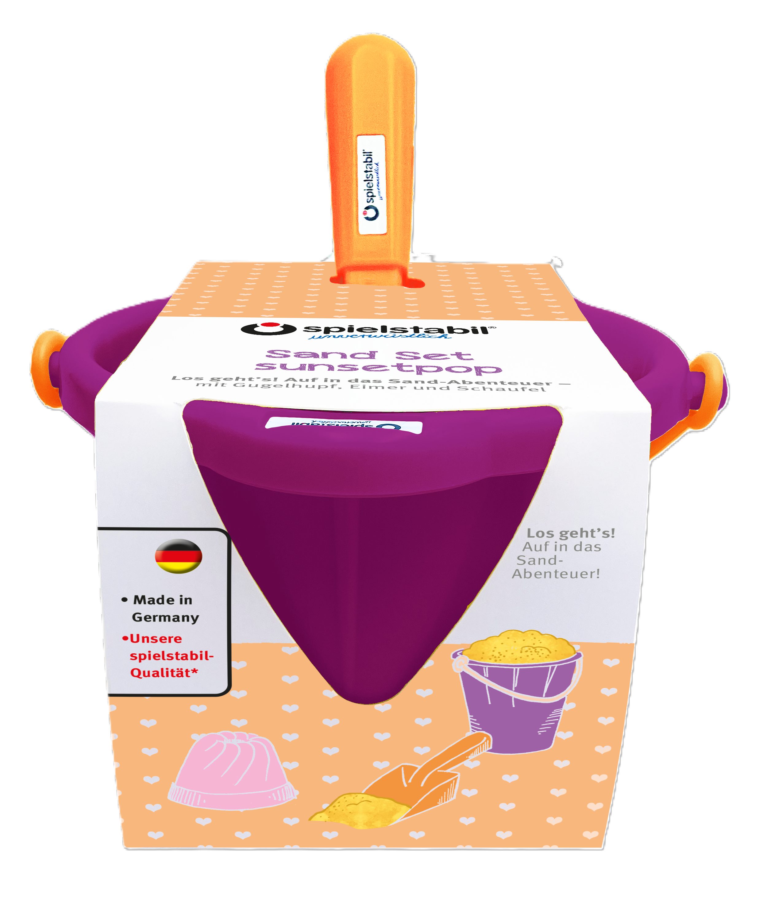 Spielstabil Sandform-Set Spielstabil Sand-Set 3-teilig sunsetpop