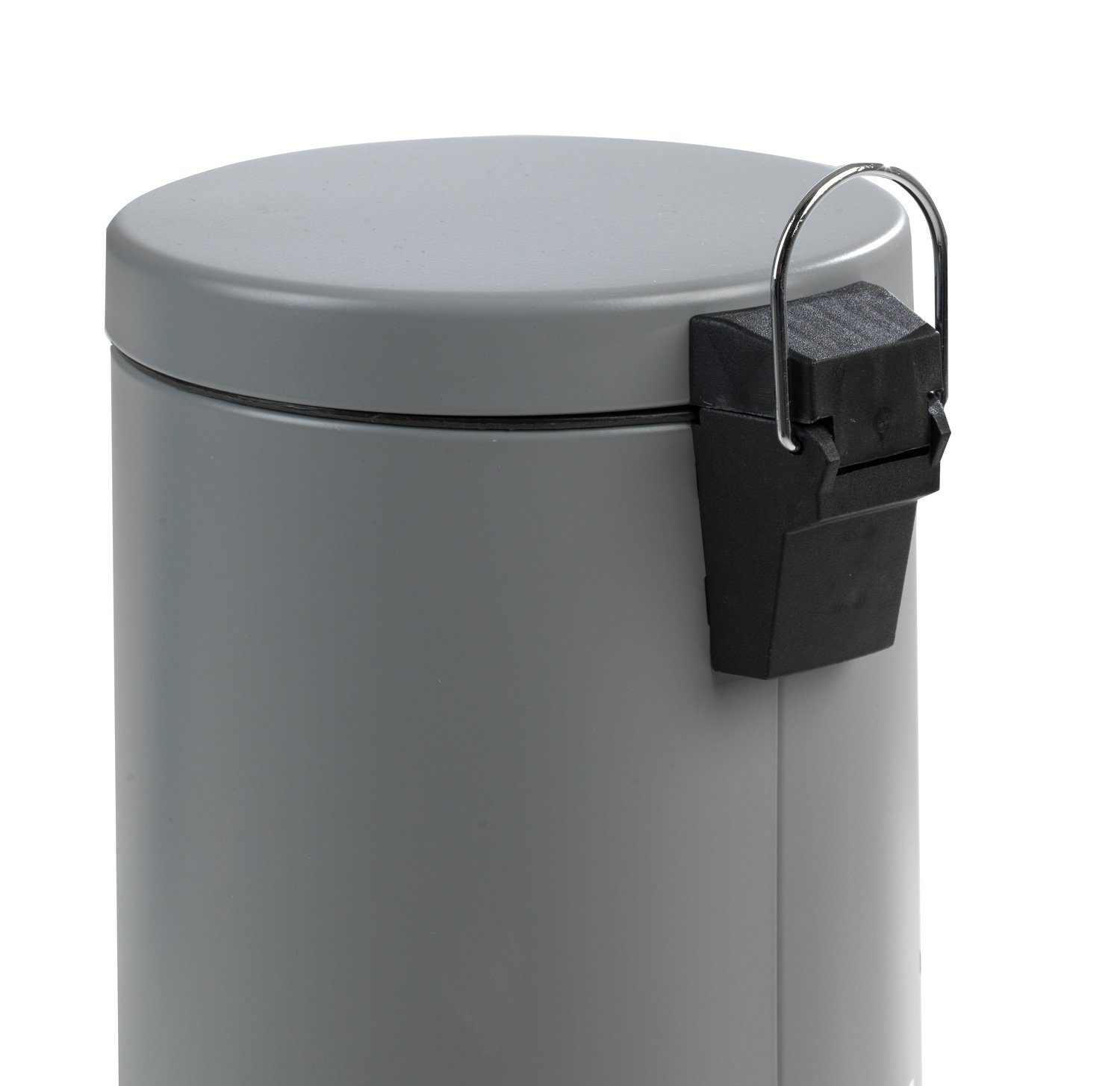 Home4You Mülleimer LUKI, Treteimer, Edelstahl, Edelstahl, 3 Liter