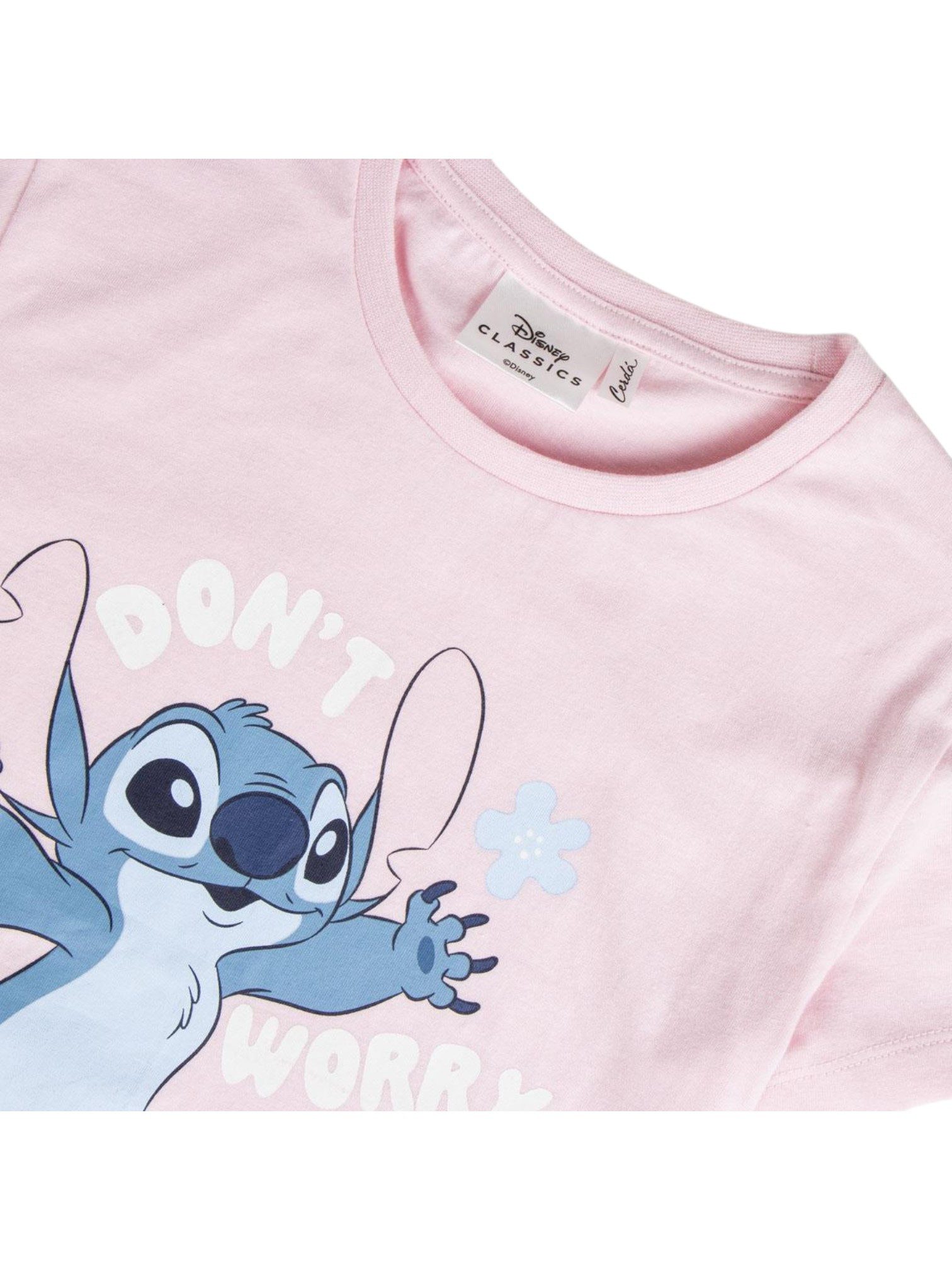 Cerdá Schlafanzug Disney Stitch (2 tlg) Pyjama Set kurz - Kinder Shorty Gr. 116 - 158 cm