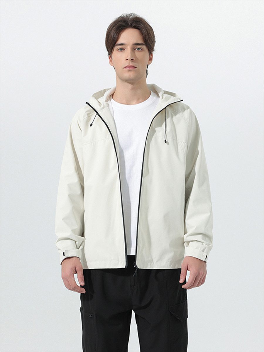 YOUTHUP Funktionsjacke Herren Outdoorjacke Übergangsjacke Winddichte Jacke