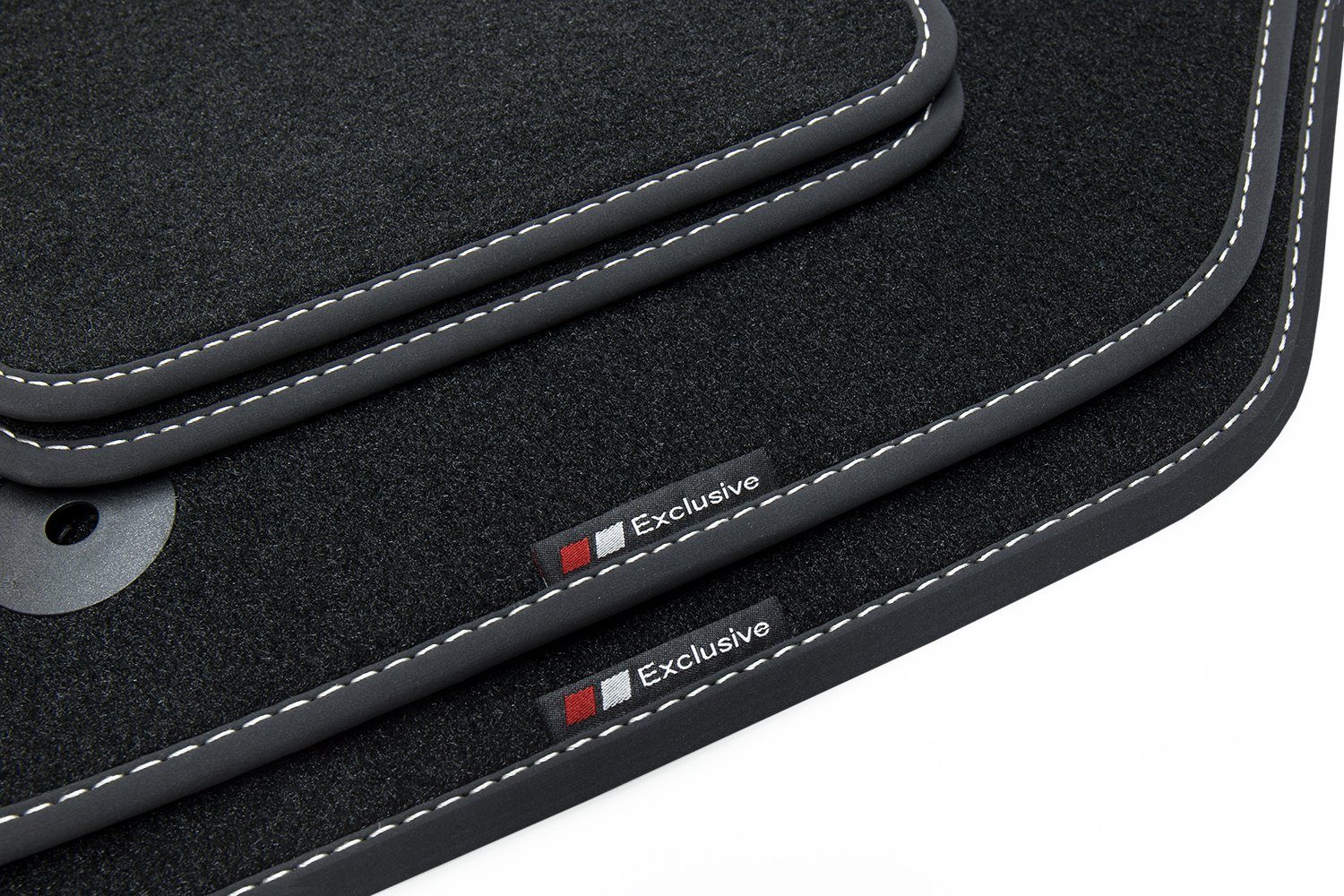 EF209 Fußmatten 2015- teileplus24 Touran Auto-Fußmatten mit Set VW Velours 5T 2 kompatibel