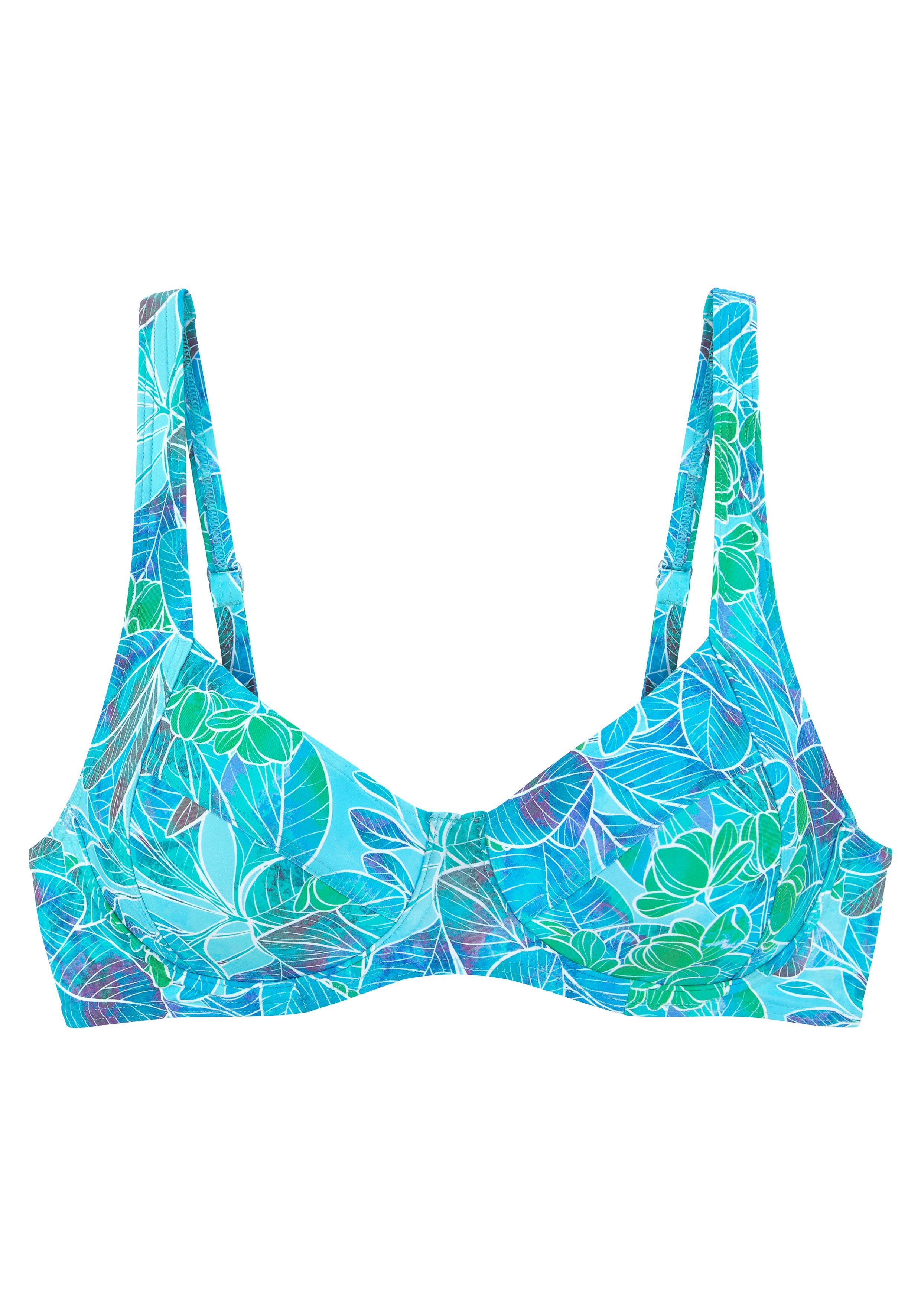 Sunseeker Bügel-Bikini-Top Lapa, mit tropischem Print
