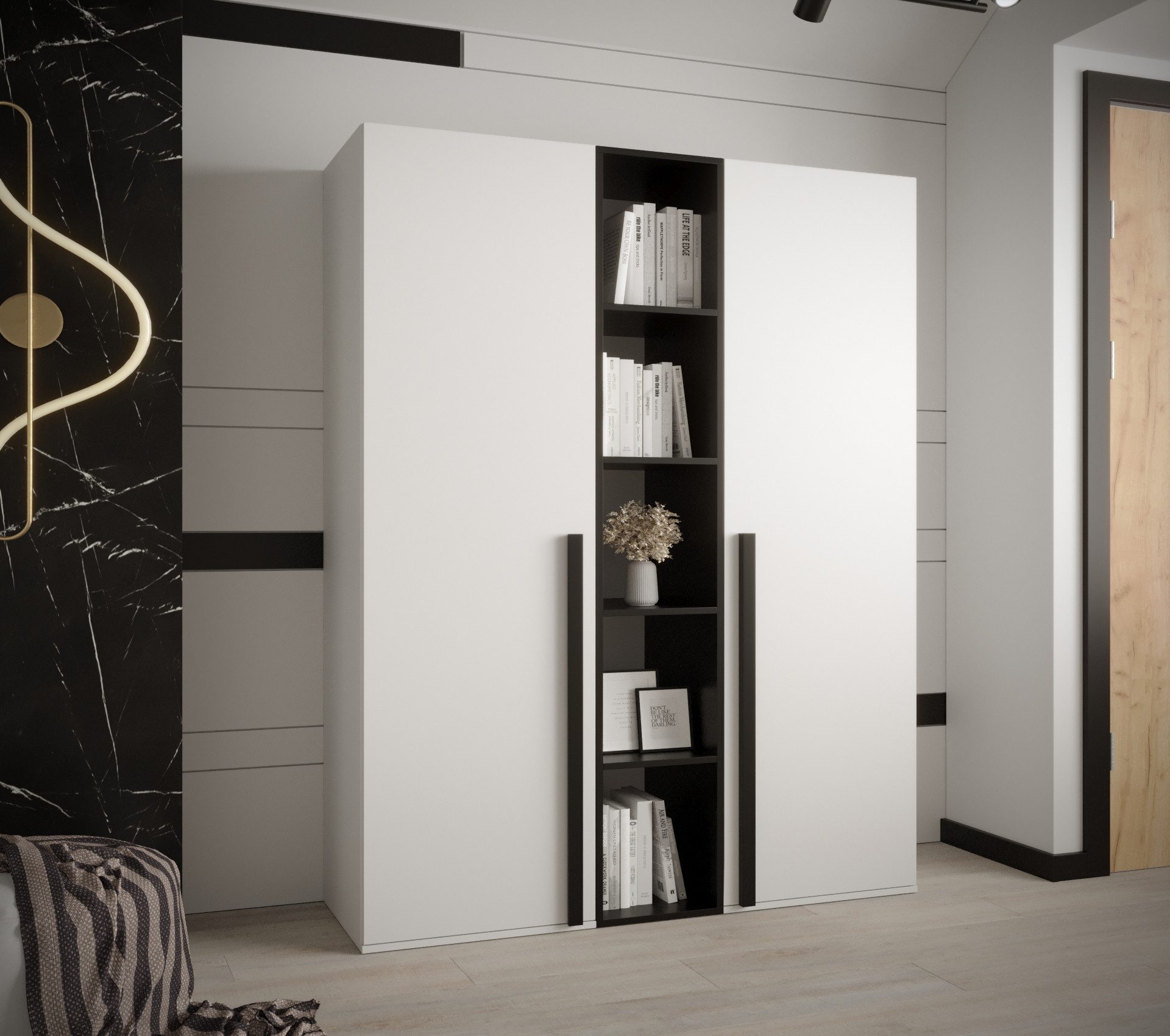 ABIKS MÖBEL Garderoben-Set MIRO Set 10, Garderobe, Kleiderschrank, Modern Design