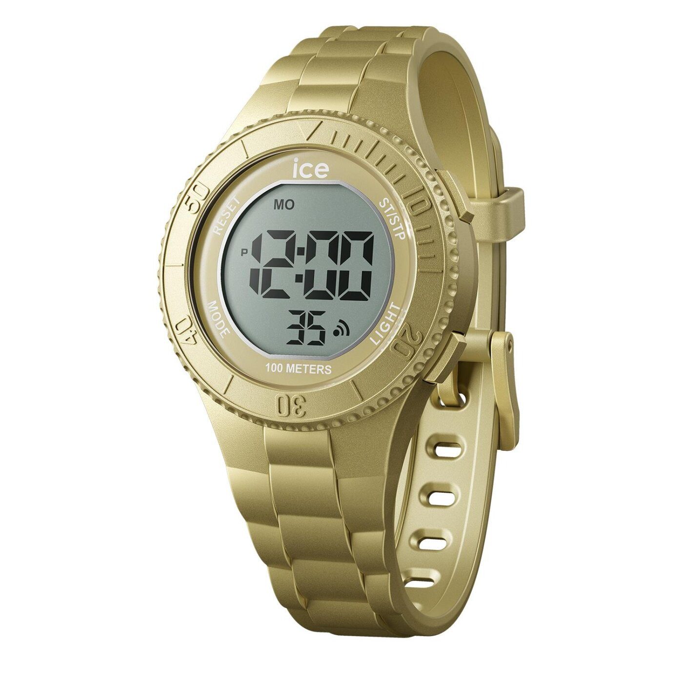 Digitaluhr Uhr ICE Digit Gold Metallic