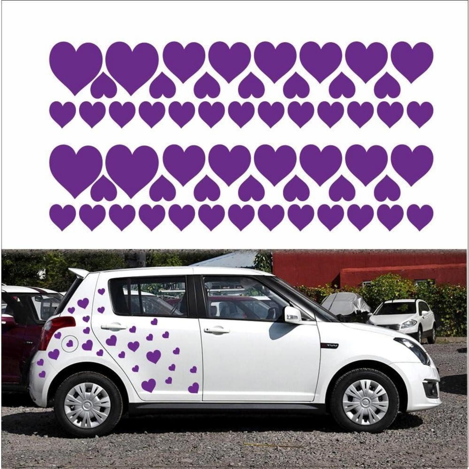 LuxusKollektion Aufkleber Autoaufkleber Liebe Grafik Vinyl Wasserdicht Universal Lila