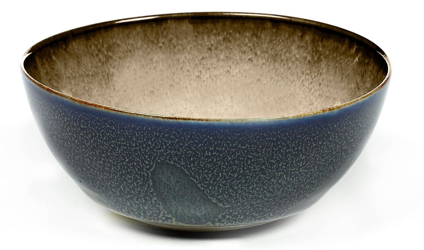 Serax Schale Terres de rêves Bowl misty grey / dark blue 10,8cm, Keramik, (Schalen)