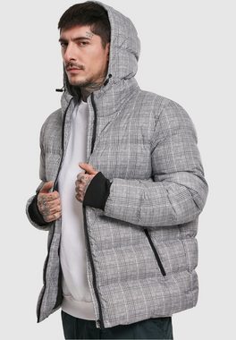 URBAN CLASSICS Daunenjacke Urban Classics Herren Hooded Check Puffer Jacket (1-St)
