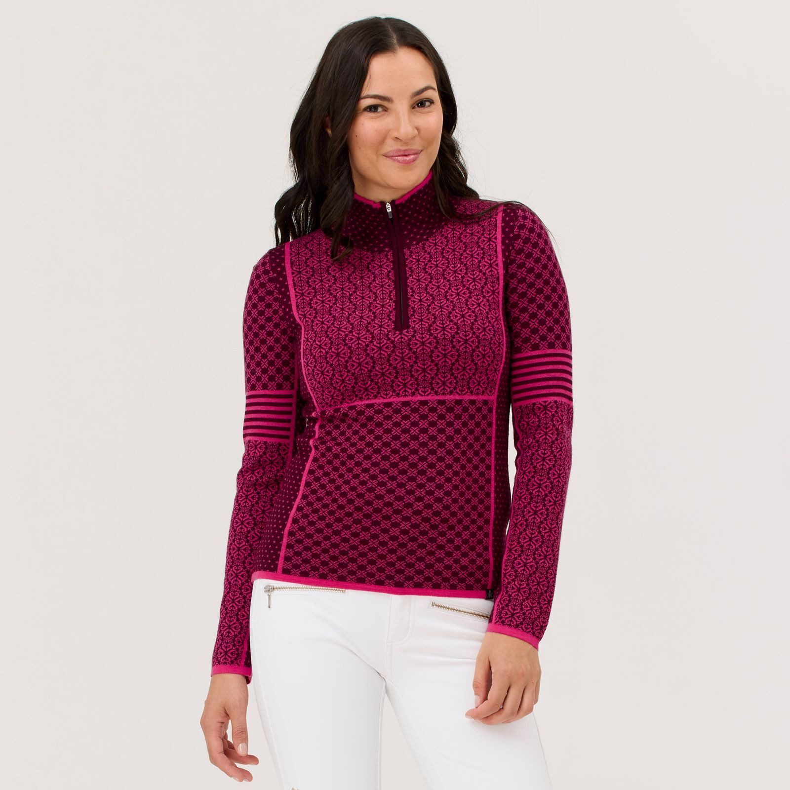 Krimson Klover Trainingspullover Pow Zip Neck (1-tlg)