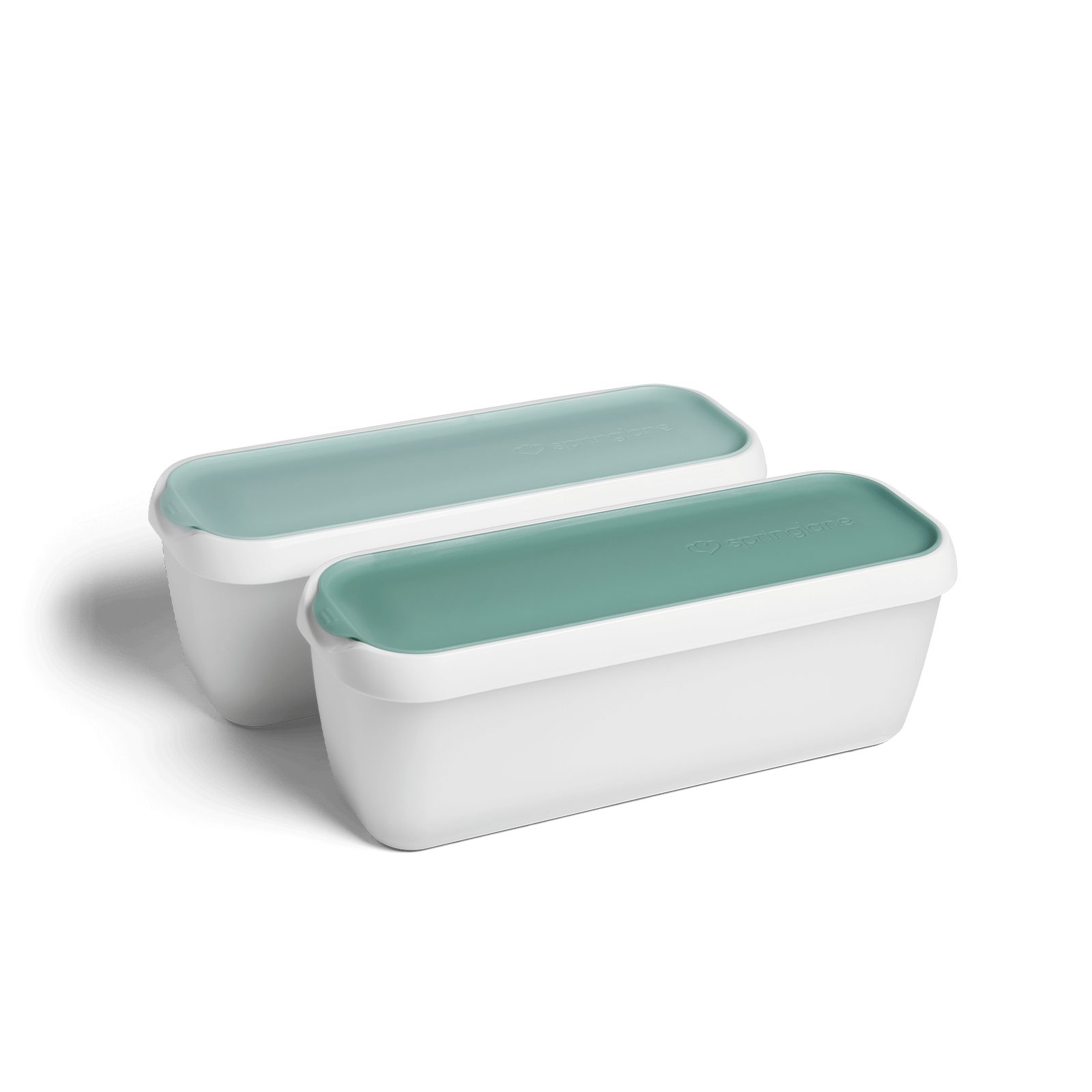 Springlane Thermobehälter SPRINGLANE 2er-Set Eisbehälter für Speiseeis 1,5 L, BPA-frei, Kunststoff, Container BPA-frei in Lebensmittelqualität