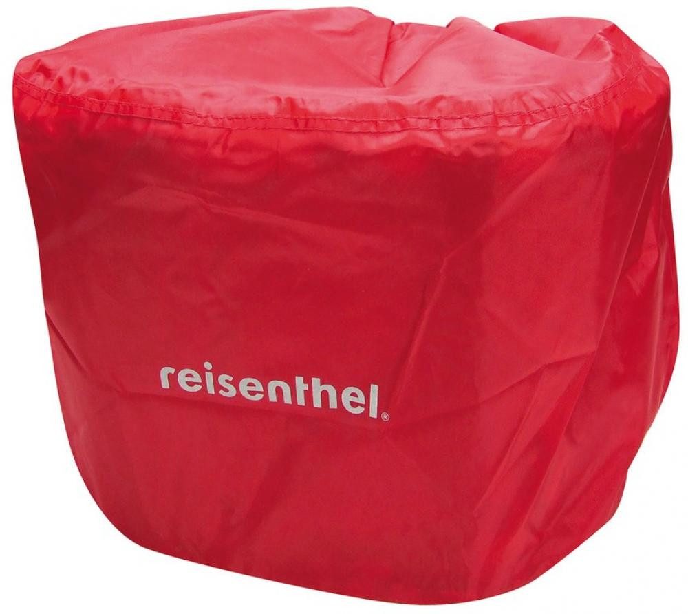 KlickFix Fahrradkorb KLICKfix Regenschutzhülle in rot mit Reflektor für Reisenthel Fahrradk