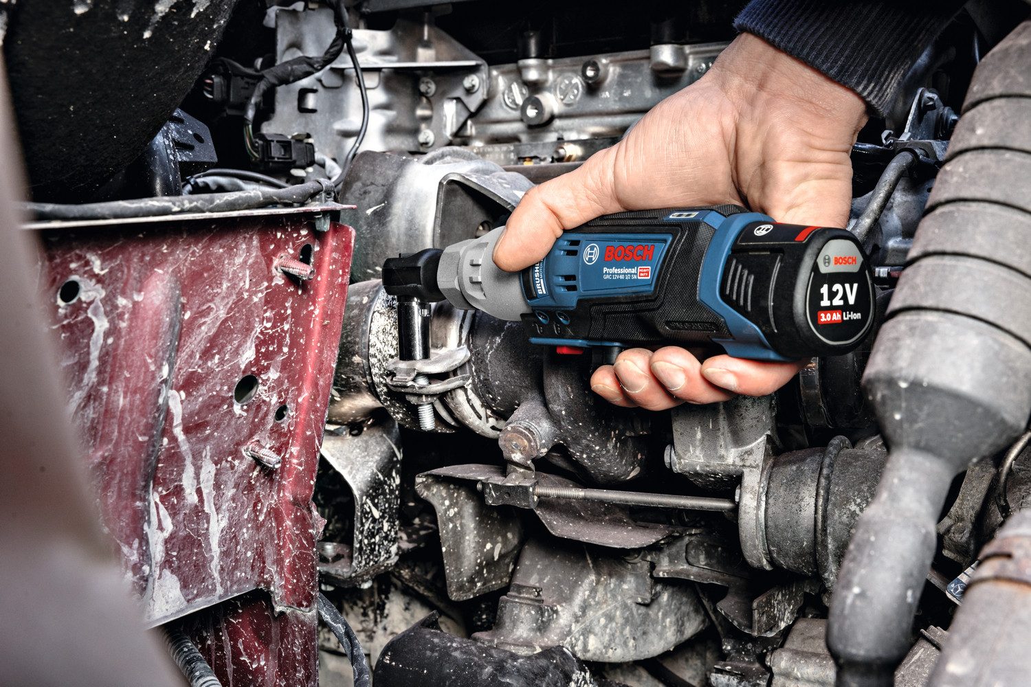 Bosch Professional Akku-Ratschenschrauber GRC 12V-60 1/2 SN solo, 60 Nm, ohne Akku und Ladegerät