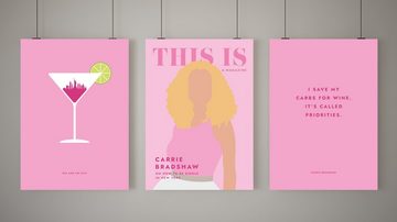 MOTIVISSO Poster Sex And The City - This Is A Magazine - Carrie Bradshaw #1