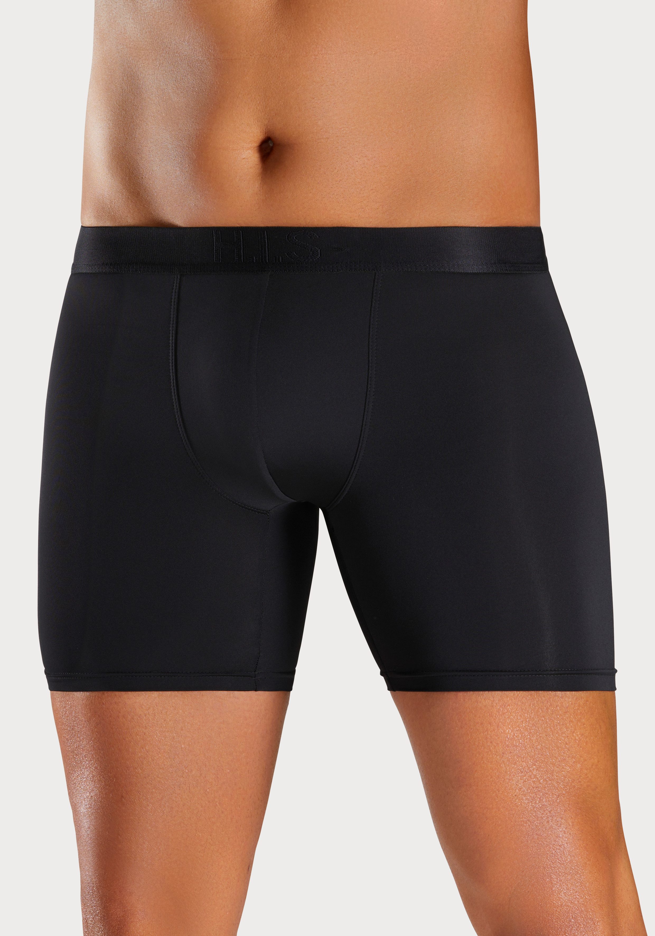 H.I.S Funktionsboxer (Packung, 3-St) mit langem Bein in pflegeleichter Microfaser-Qualität