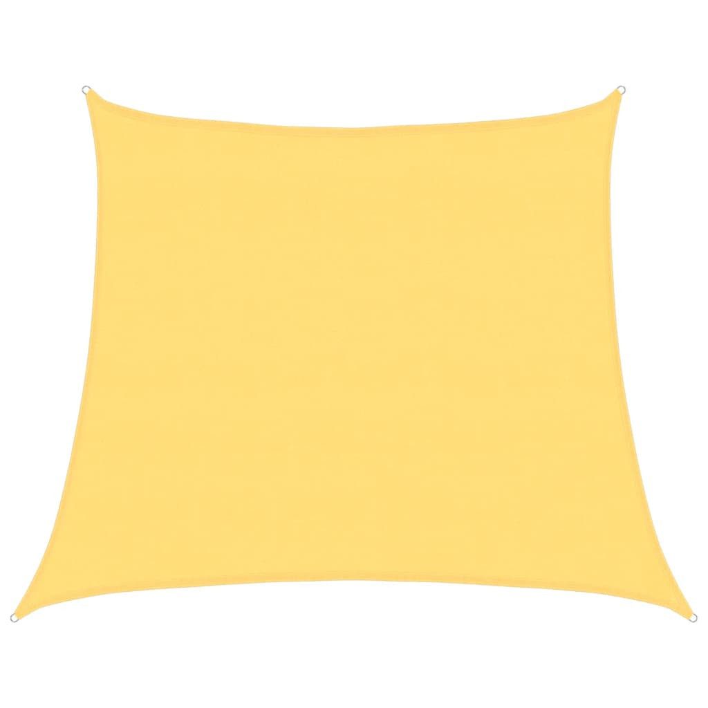 vidaXL Sonnensegel, Sonnenschirm 160 g/m² Beige 4/5x4 m HDPE
