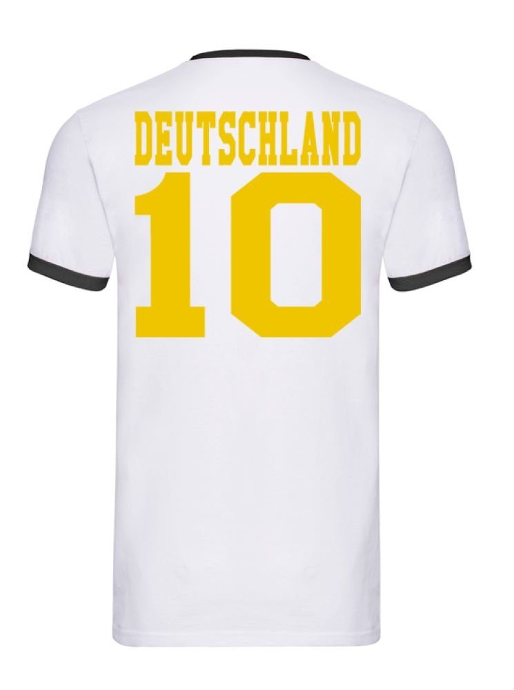 Blondie & Brownie T-Shirt Herren Deutschland Germany Sport Trikot Fußball Meister WM Europa