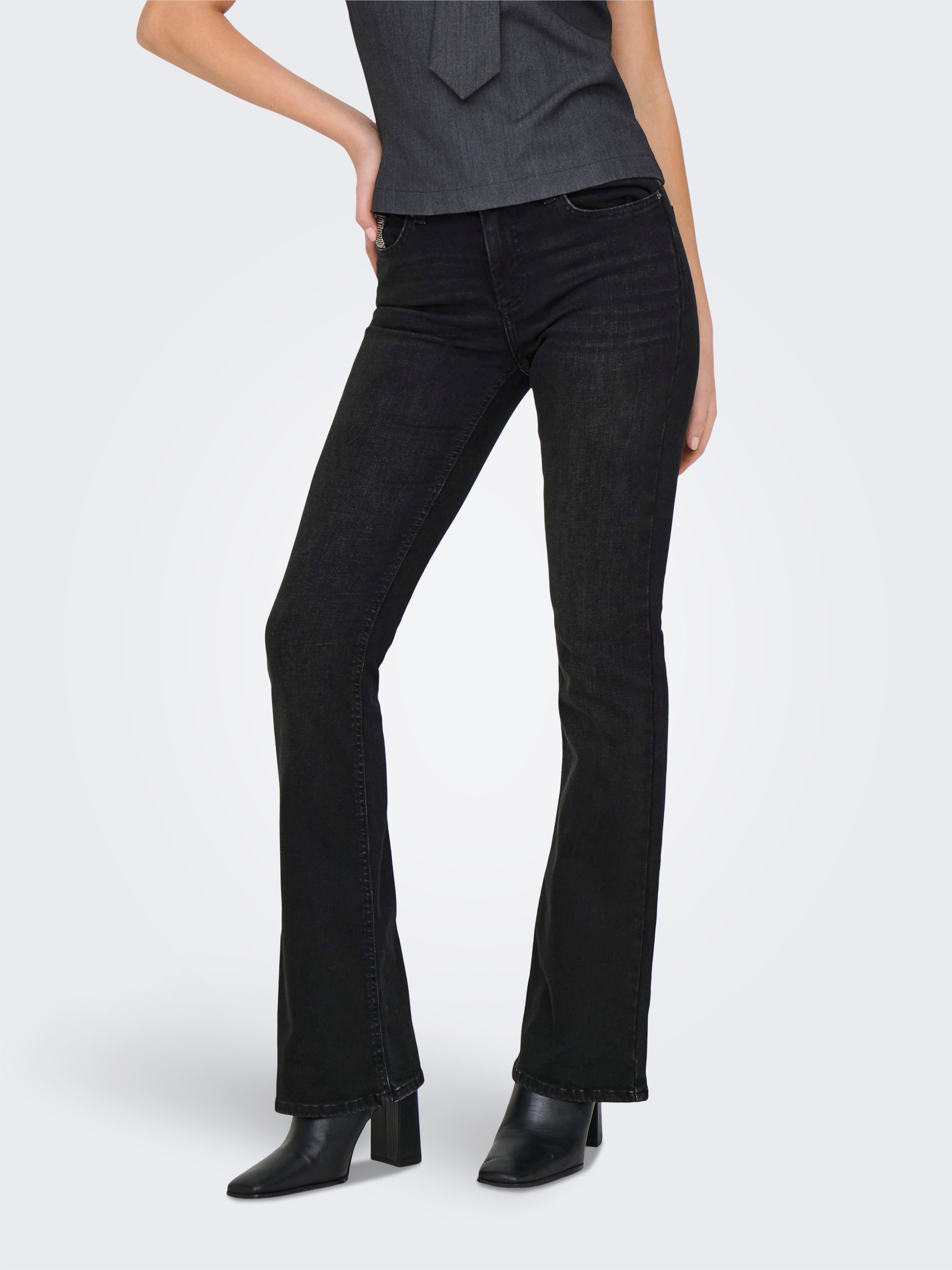 ONLY Bootcut-Jeans ONLBLUSH RHINESTONE MID FLARE günstig online kaufen