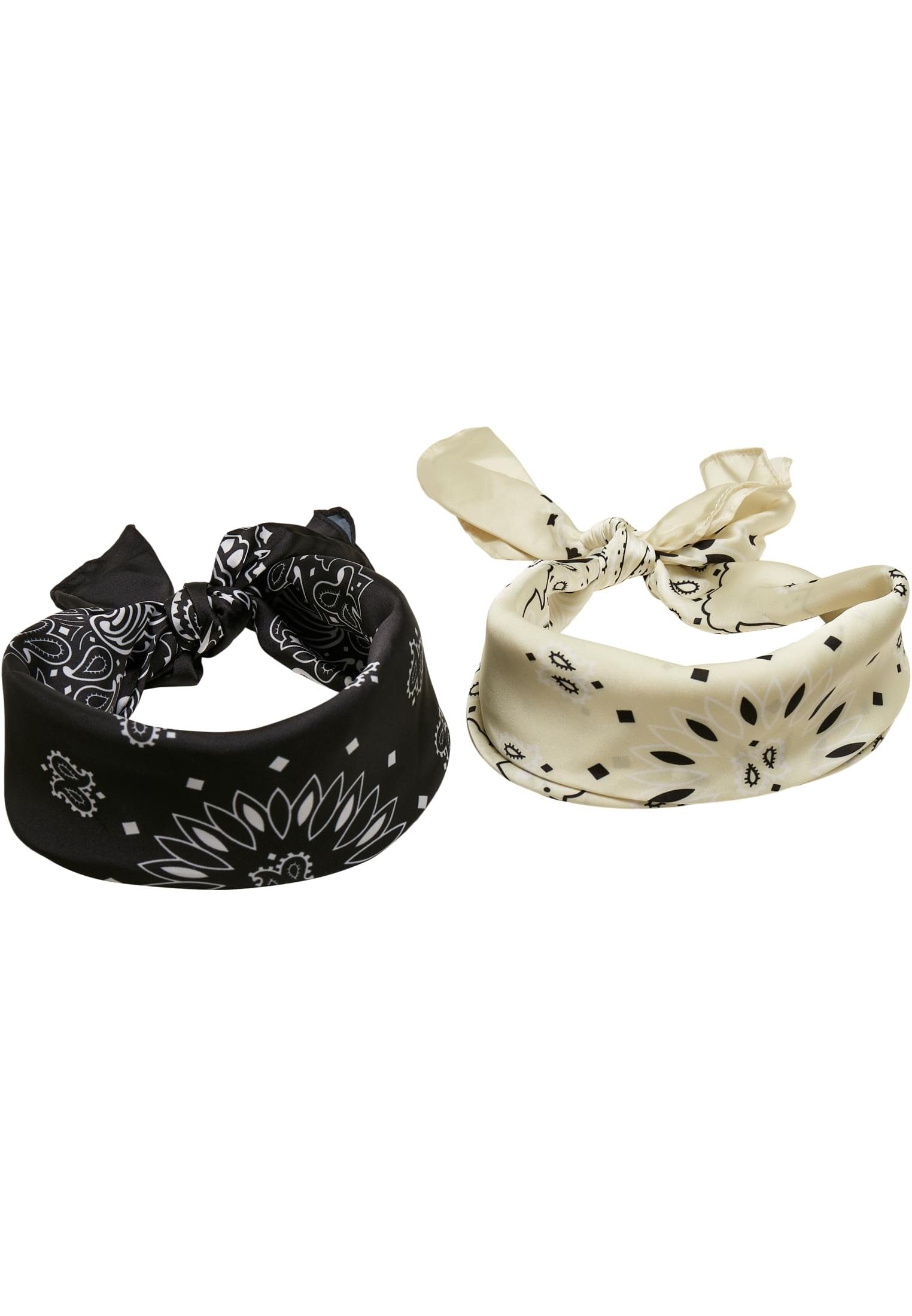 black/lemon Unisex Loop Bandana 2-Pack, URBAN Satin (1-St) CLASSICS