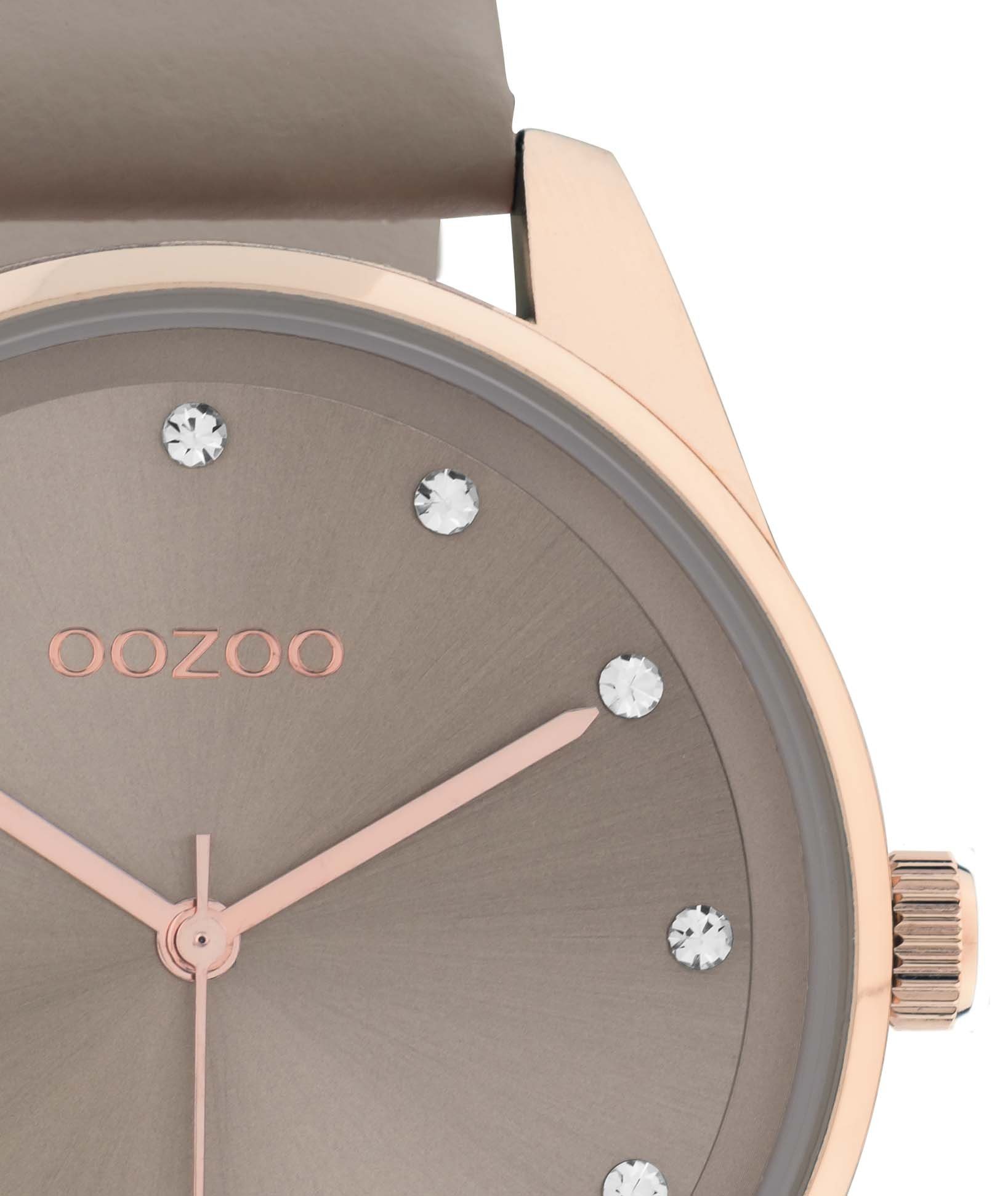 OOZOO Quarzuhr C11047, Armbanduhr, Damenuhr, Lederarmband günstig online kaufen