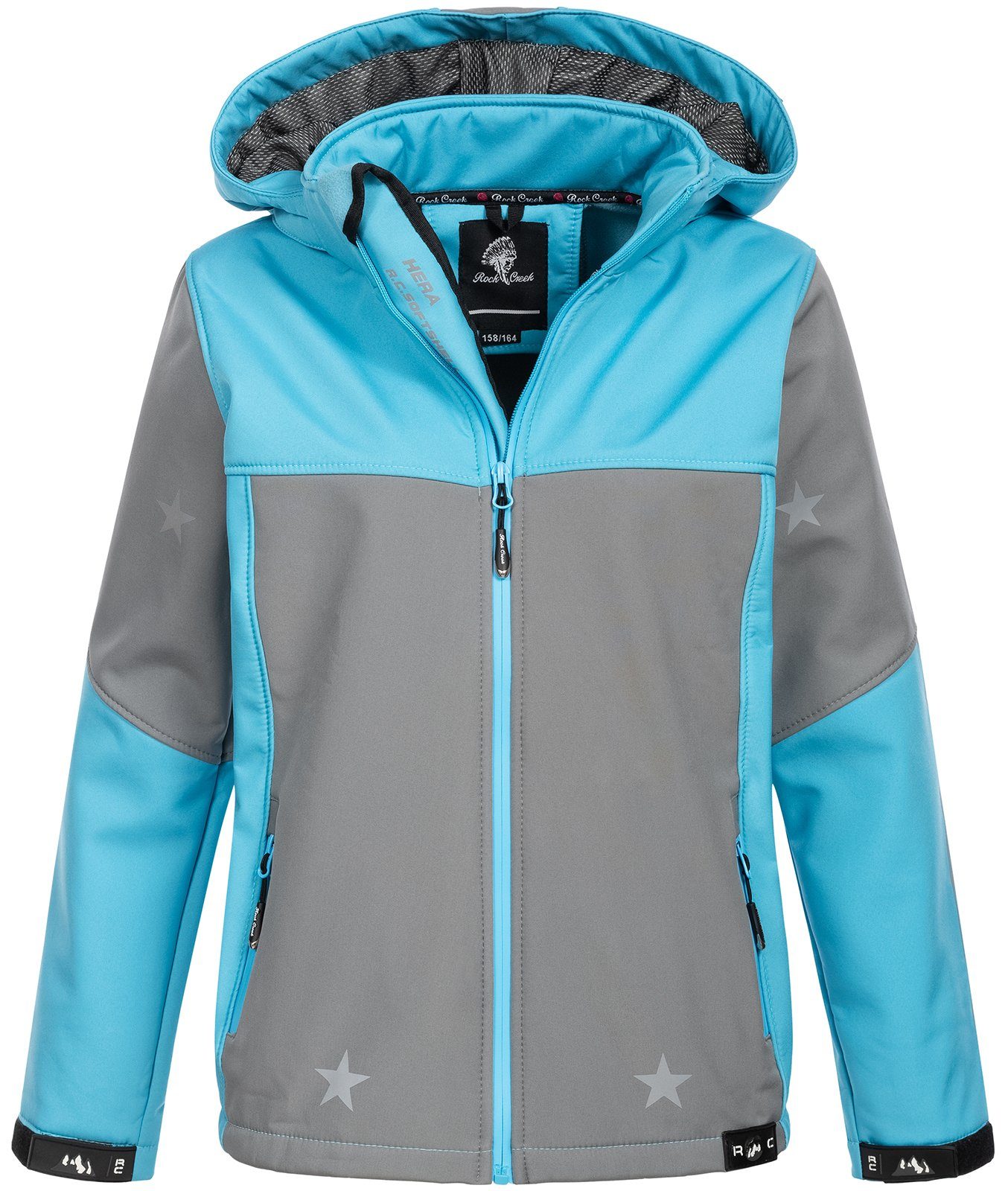 Rock Creek Softshelljacke Kinder Softshelljacke Mädchen KM-100