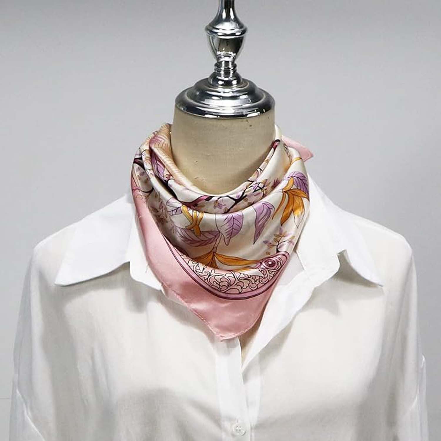 Zaewry Seidentuch Damen 70 * 70cm Schal Quadratisch Bandana Tuch
