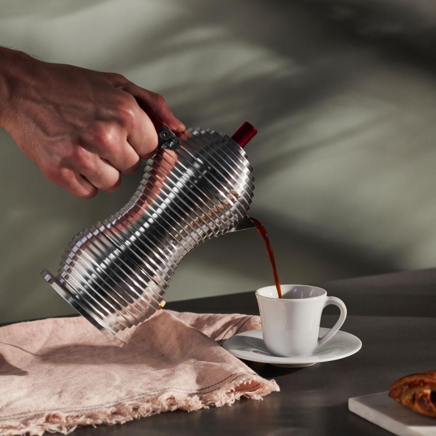 Alessi Espressokocher, 0,15l Kaffeekanne