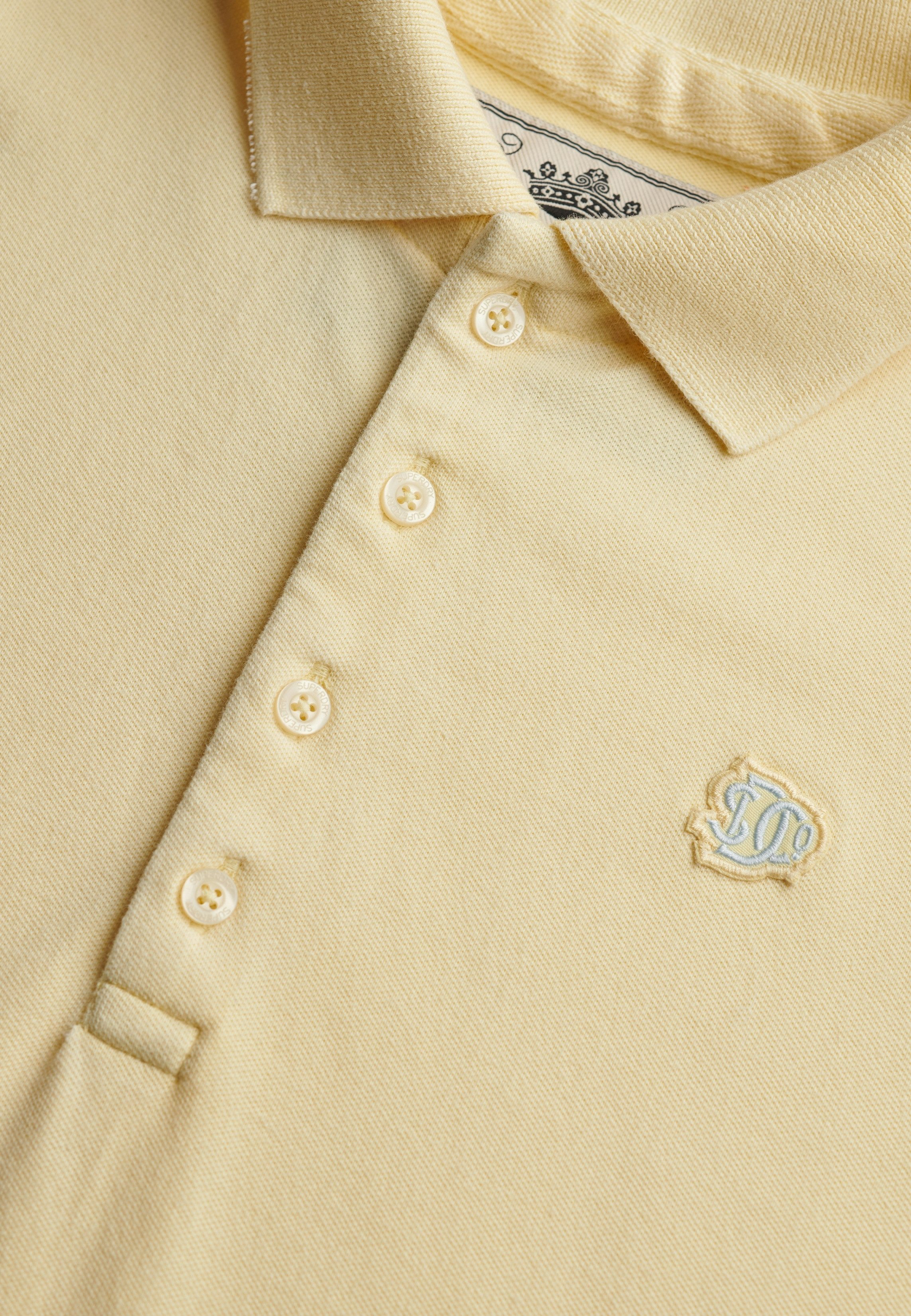 Superdry Poloshirt HERITAGE SLIM FIT POLO mit klassischem Polokragen, aus Baumwollmischung, in Single Jersey