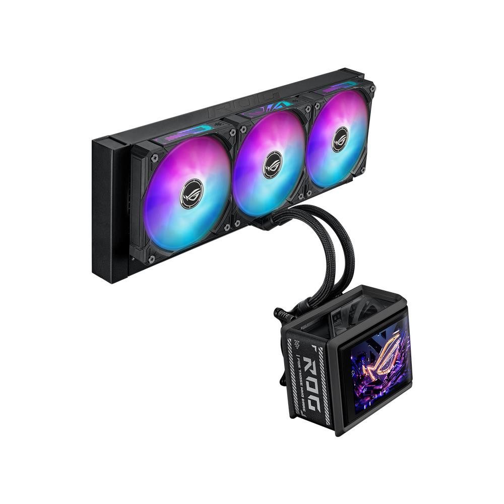 Asus Wasserkühlung ROG Ryuo IV SLC 360 ARGB, AMOLED 3D, SLC Serie, High-End, LGA1851 – Bild 4 von 5