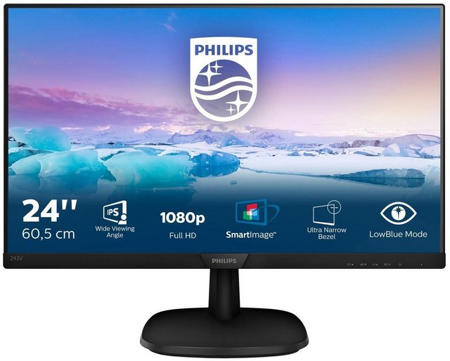 Philips Philips 243V7QDSB 00 LCD Monitor (1.920 x 1.080 Pixel (16 9), 5 ms Reaktionszeit, IPS Panel)  - Onlineshop OTTO