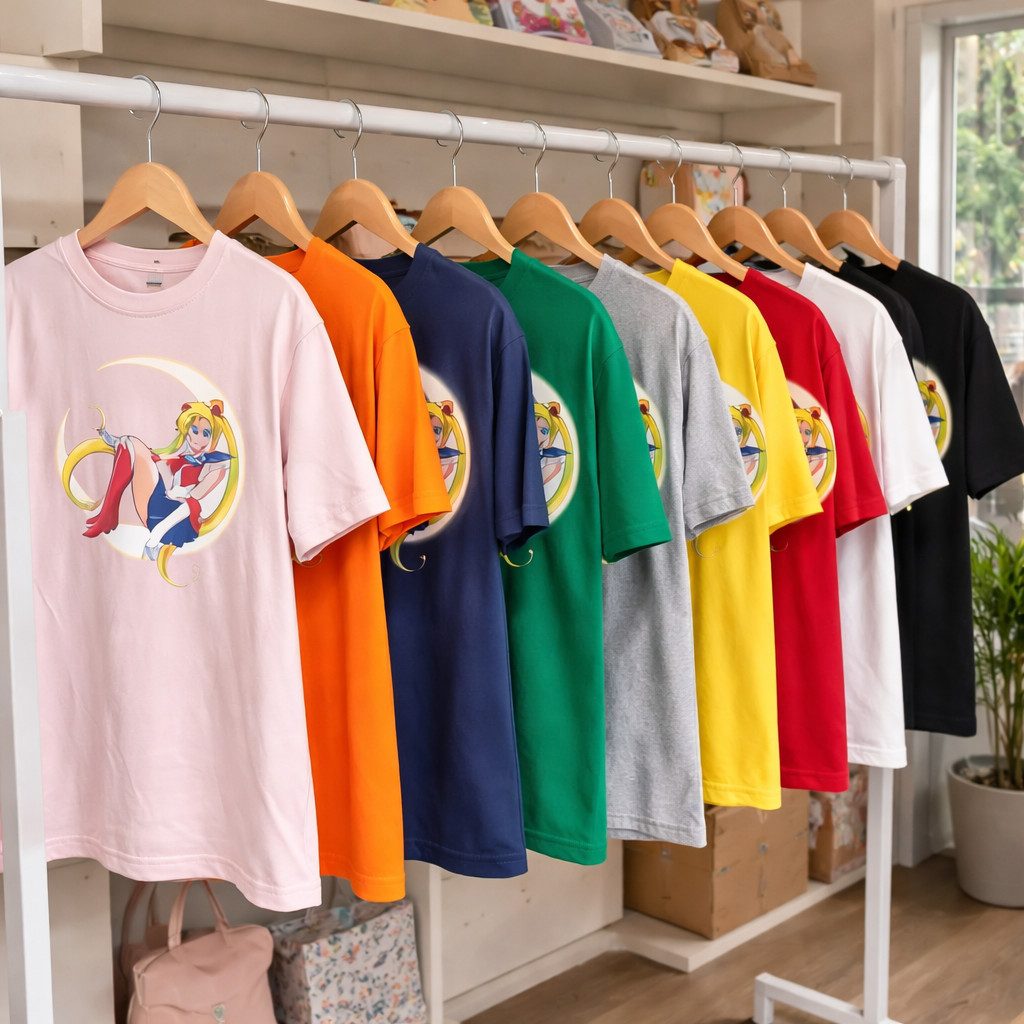 Blondie & Brownie T-Shirt Mädchen Jungen Kinder Fun Comic Sailor Moon Anime Manga Kinder T-Shirt Sailor Moon Anime Manga Fun Comic Shirt JungenMäd