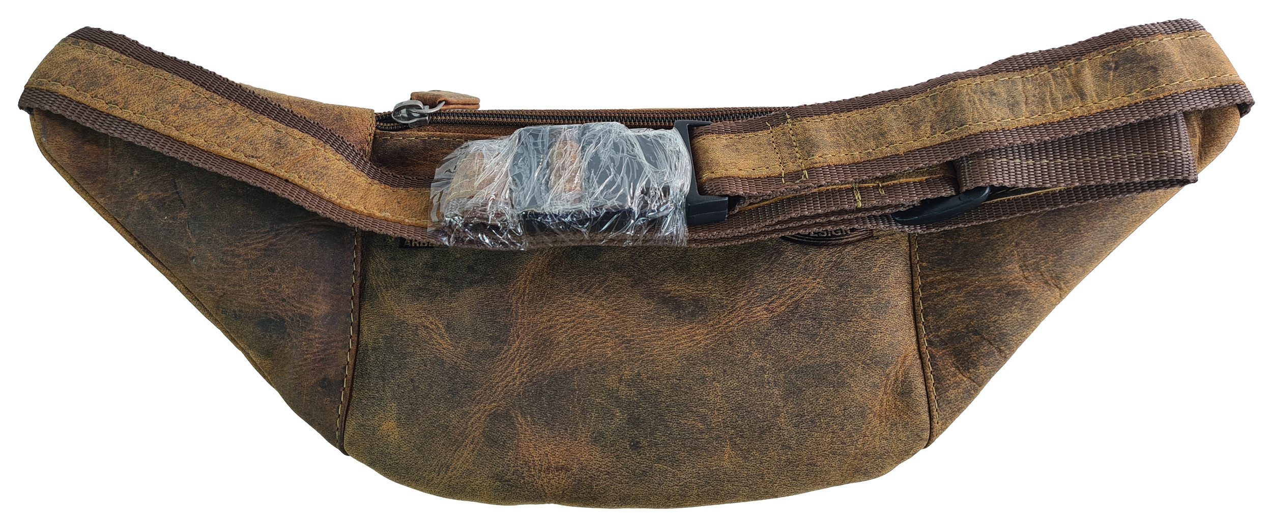 Einkaufszauber Gürteltasche Echt Leder Gürteltasche Bauchtasche Pferd im Galopp - Reiten, Büffelleder
