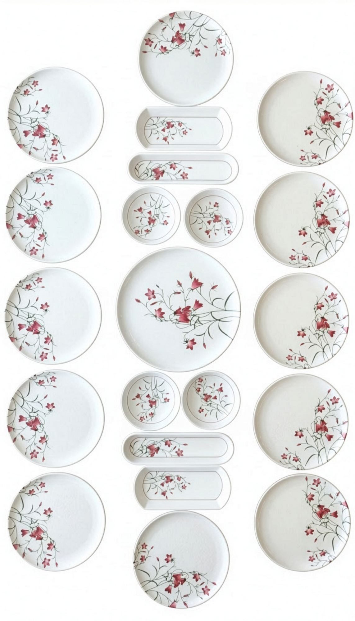 Hermia Concept Geschirr-Set (21-tlg), 12 Personen, Keramik, 12 Personen geeignet, Spülmaschinengeeignet