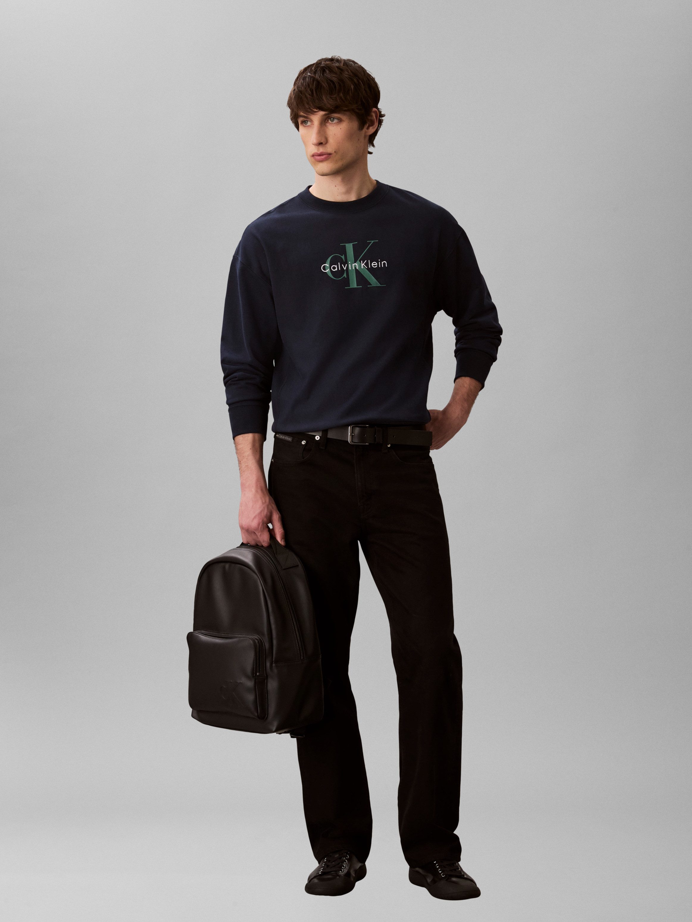 Calvin Klein Rucksack CK ROUND BACKPACK, Unisex Freizeitrucksack, Cityrucksack mit Trageschlaufe