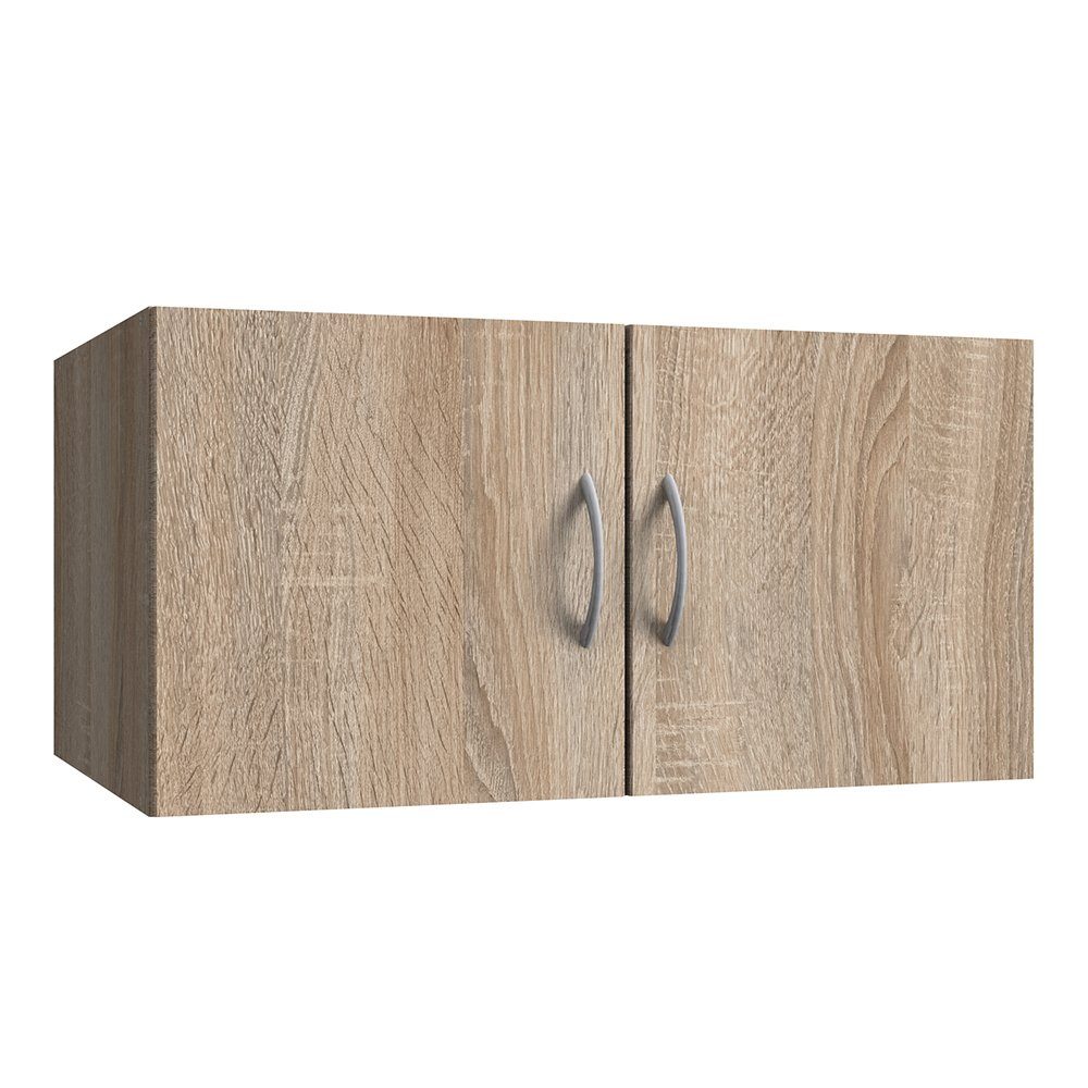 Lomadox Stauraumschrank MIAMI-43 Hängeschrank, Eiche, 2 Türen, ca. 80/64/40 cm