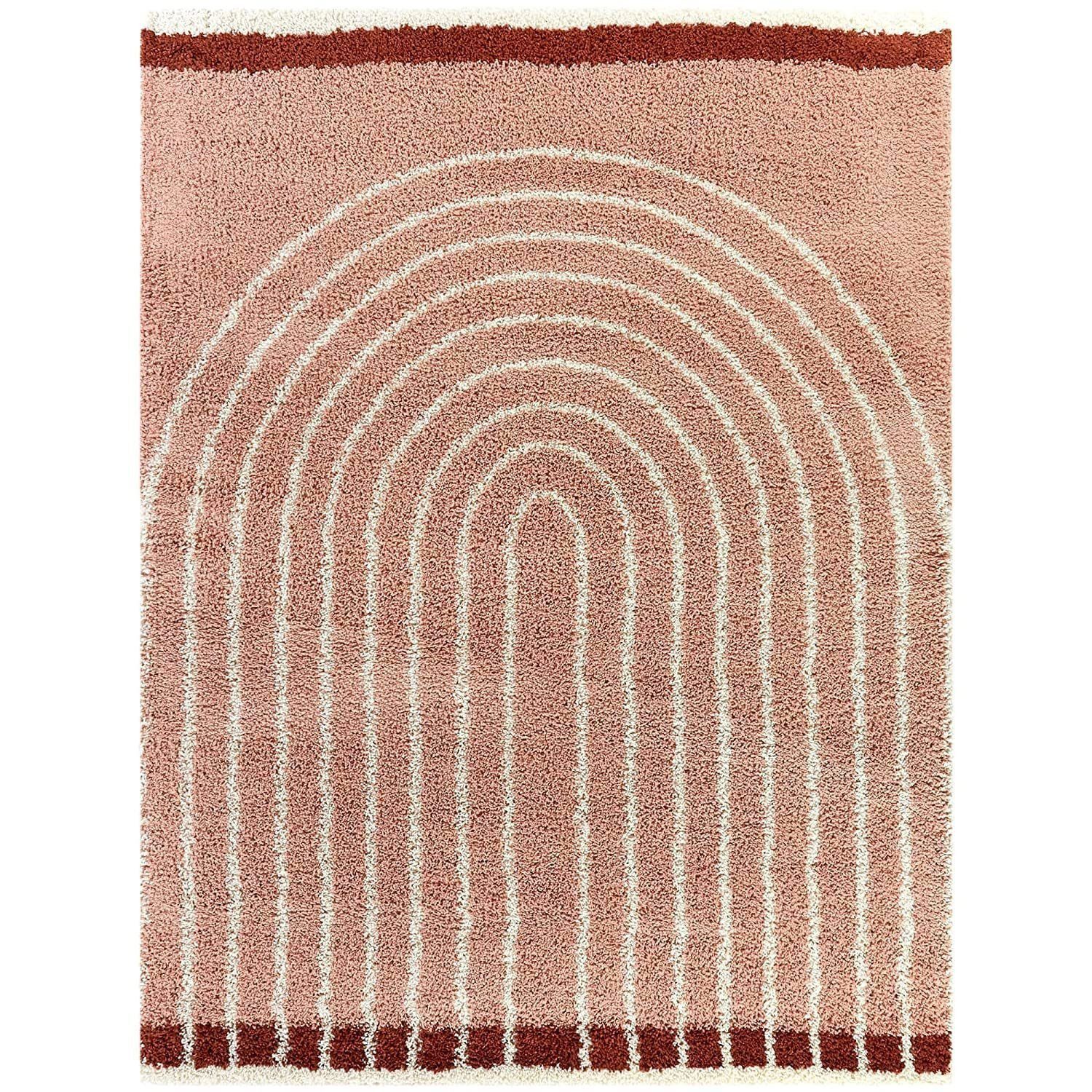 Ready Rugs Hochflor-Teppich Weicher, handgetuftet Anti-Rutsch-Teppich, Größe, Rechteckig, Höhe: 22 mm, Wohn Zimmer