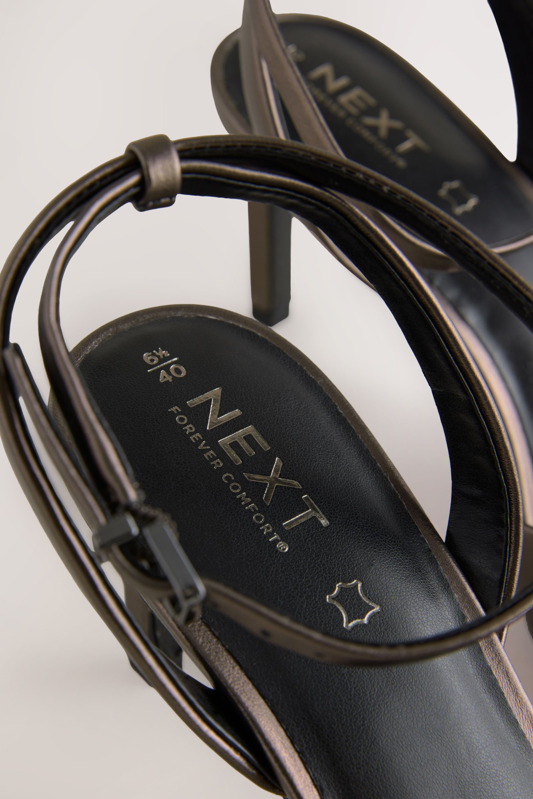 Next Forever Comfort® Sandaletten aus Premium-Leder High-Heel-Sandalette (1 günstig online kaufen