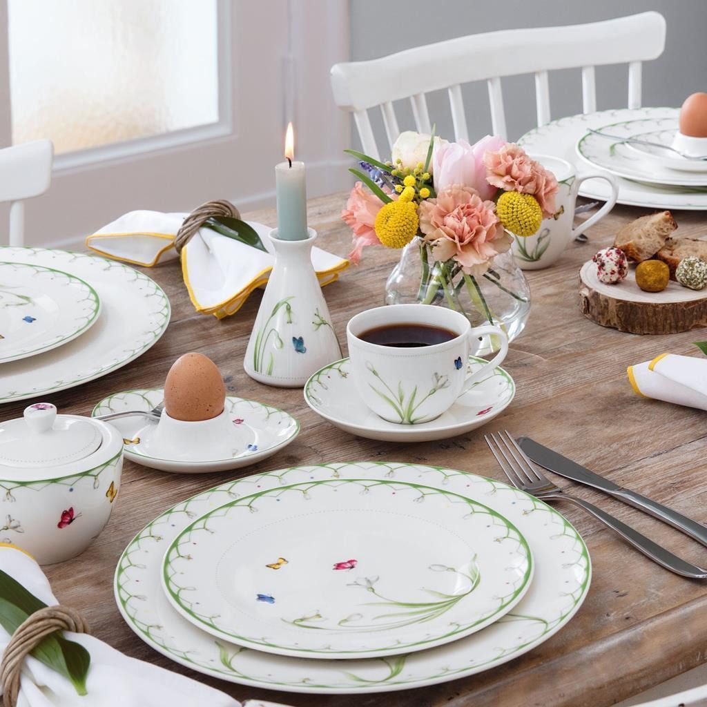 Villeroy & Boch Speiseteller Colourful Spring Speiseteller ø 27 cm 6er Set, (6 St)