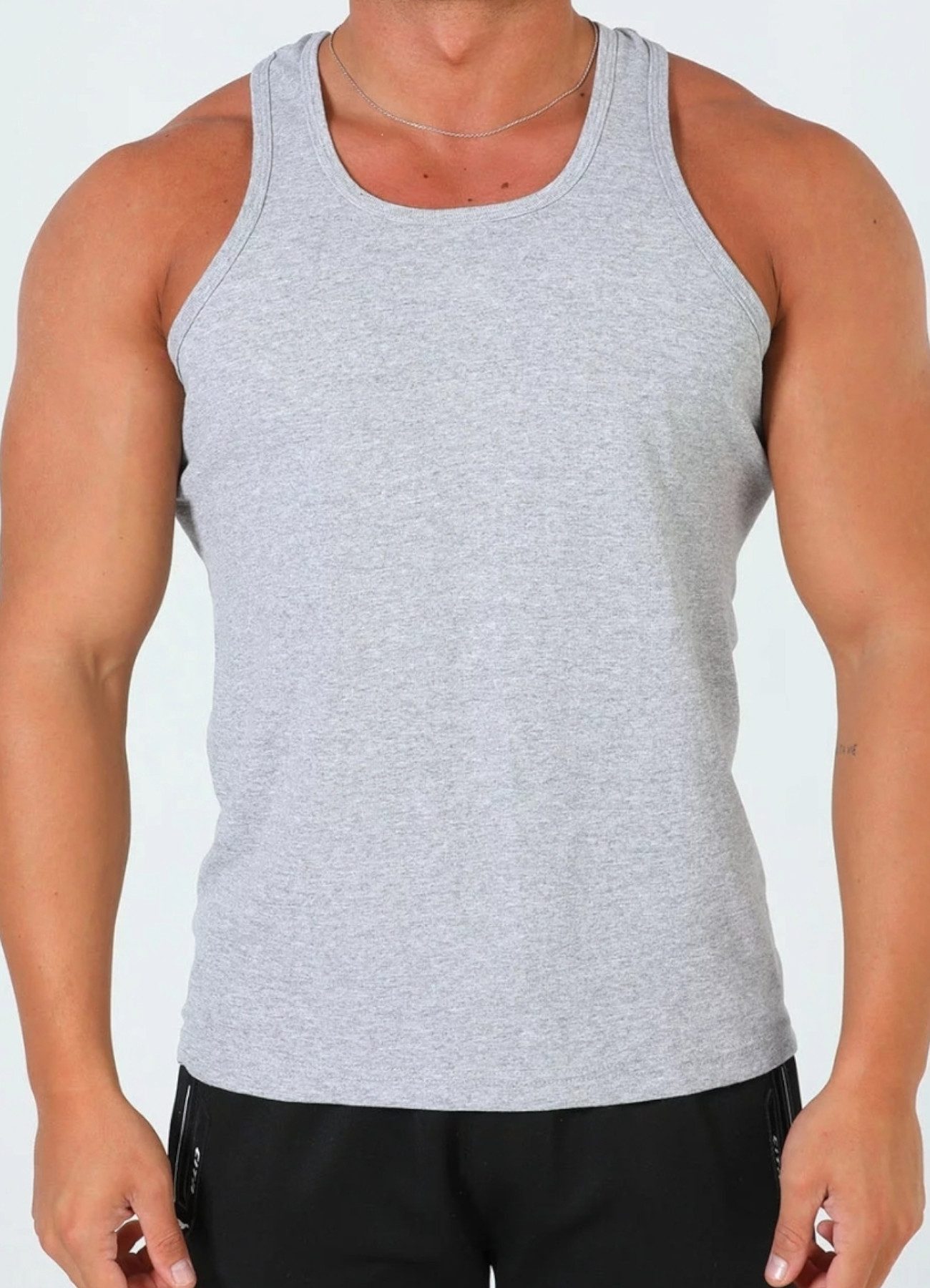 Seher Mensucat Muskelshirt 4er Pack Herren Sport Tank Tops - Rambo Shirt mit X-Back Design (Packung, 4er-Pack) X-Back Design für mehr Bewegungsfreiheit