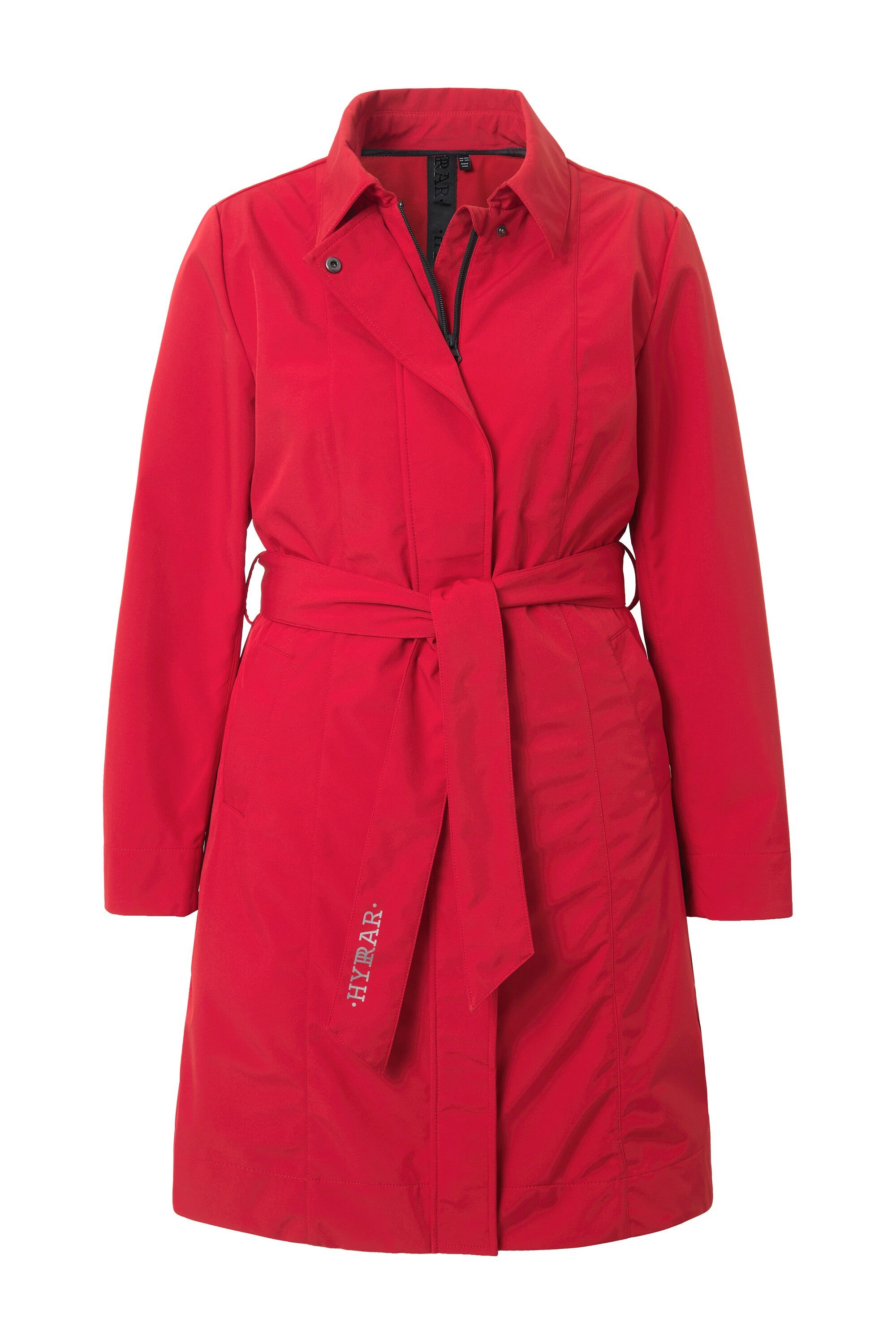 Ulla Popken Wintermantel HYPRAR Softshell-Trenchcoat wasserabweisend Gürtel günstig online kaufen