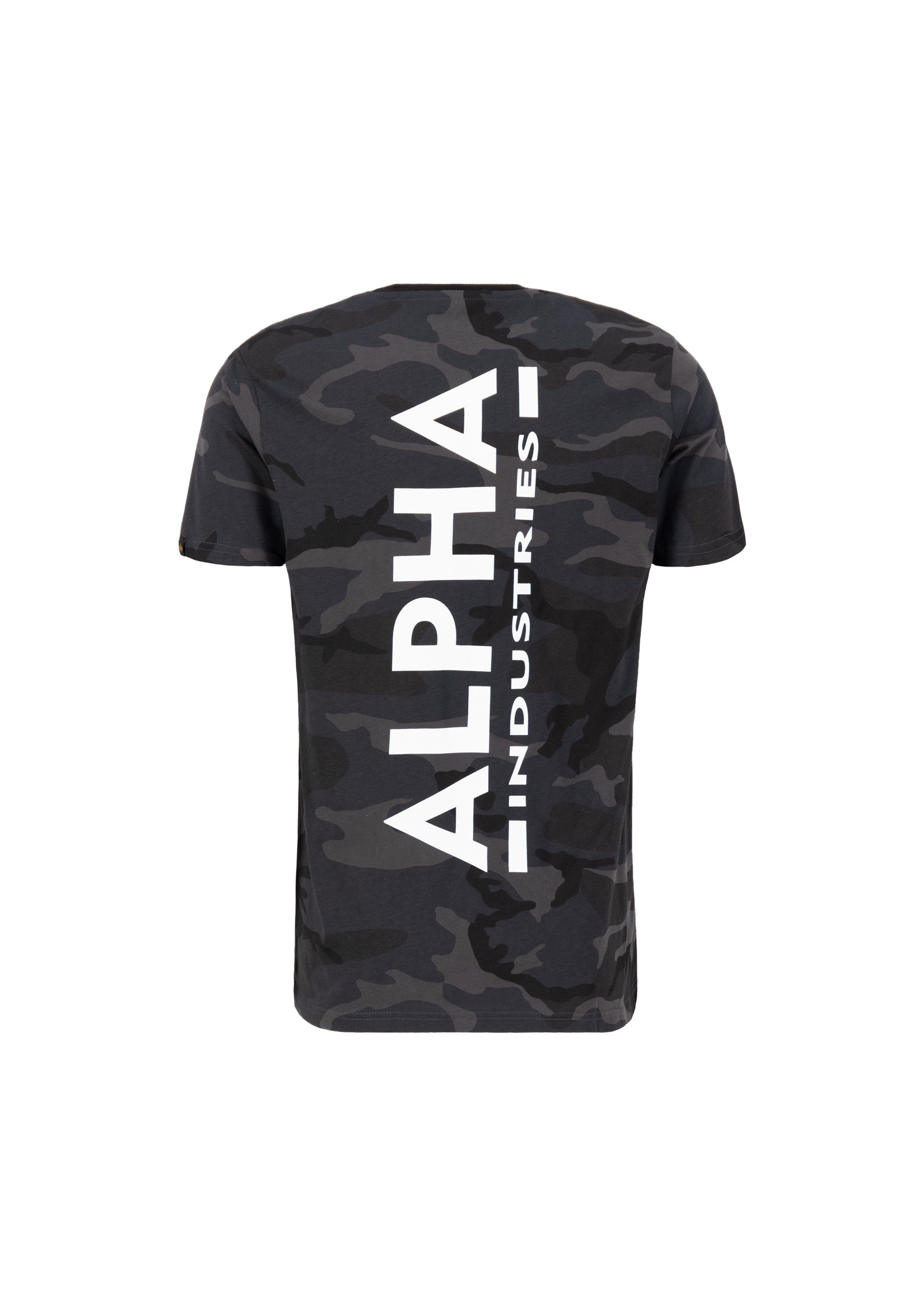 Alpha Industries T-Shirt ALPHA INDUSTRIES Men - T-Shirts Backprint T Camo