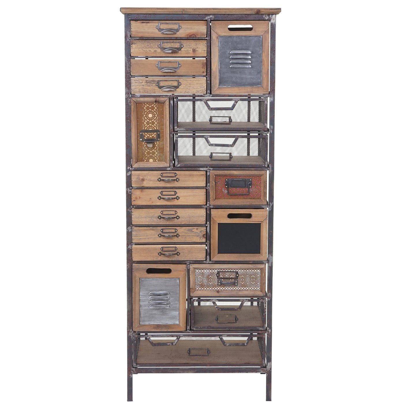 MCW Apothekerschrank MCW-A43-33 19 Schubladen, Shabby-Look – Bild 4 von 5